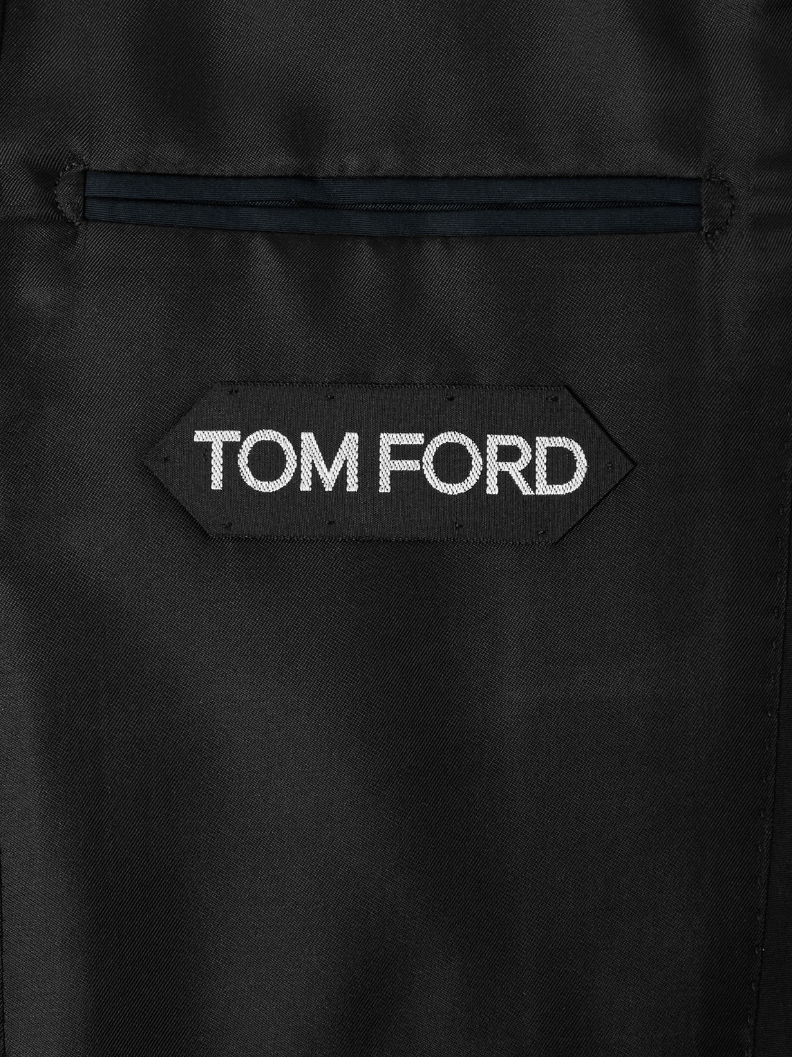 Shop Tom Ford O'connor Slim-fit Cotton And Silk-blend Twill Suit Jacket In Black