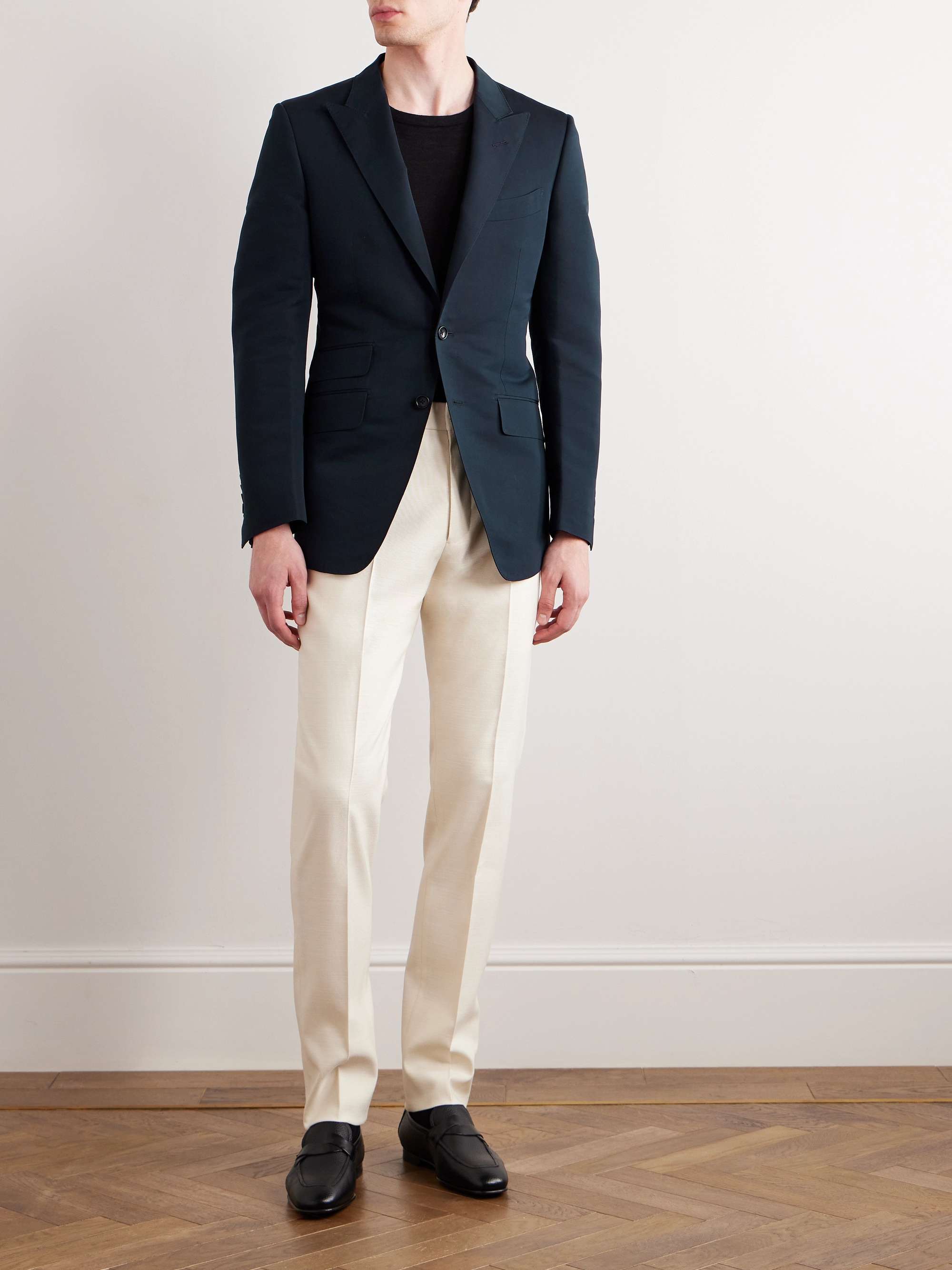 TOM FORD O'Connor Slim-Fit Cotton and Silk-Blend Twill Suit Jacket for ...