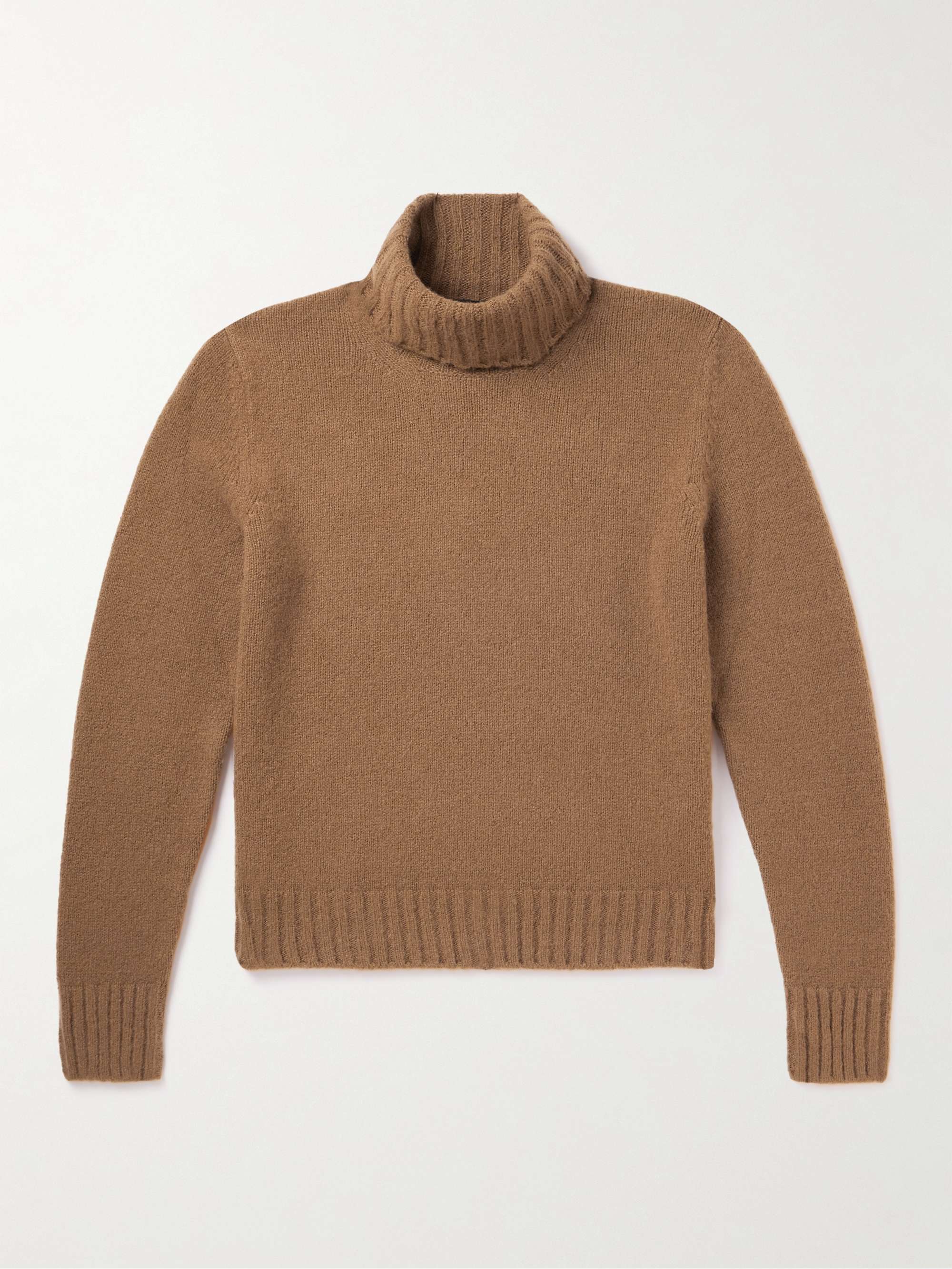 TOM FORD Slim-Fit Cashmere-Blend Rollneck Sweater for Men | MR PORTER