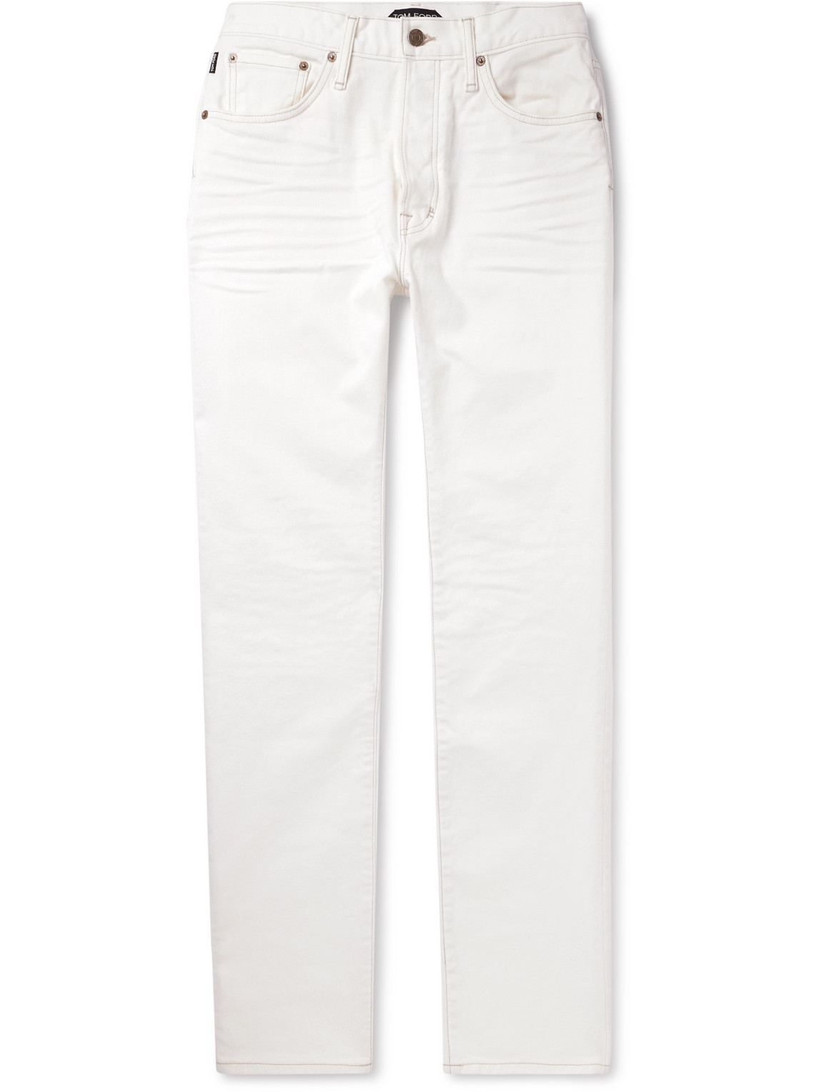 Tom Ford Slim-fit Jeans In White