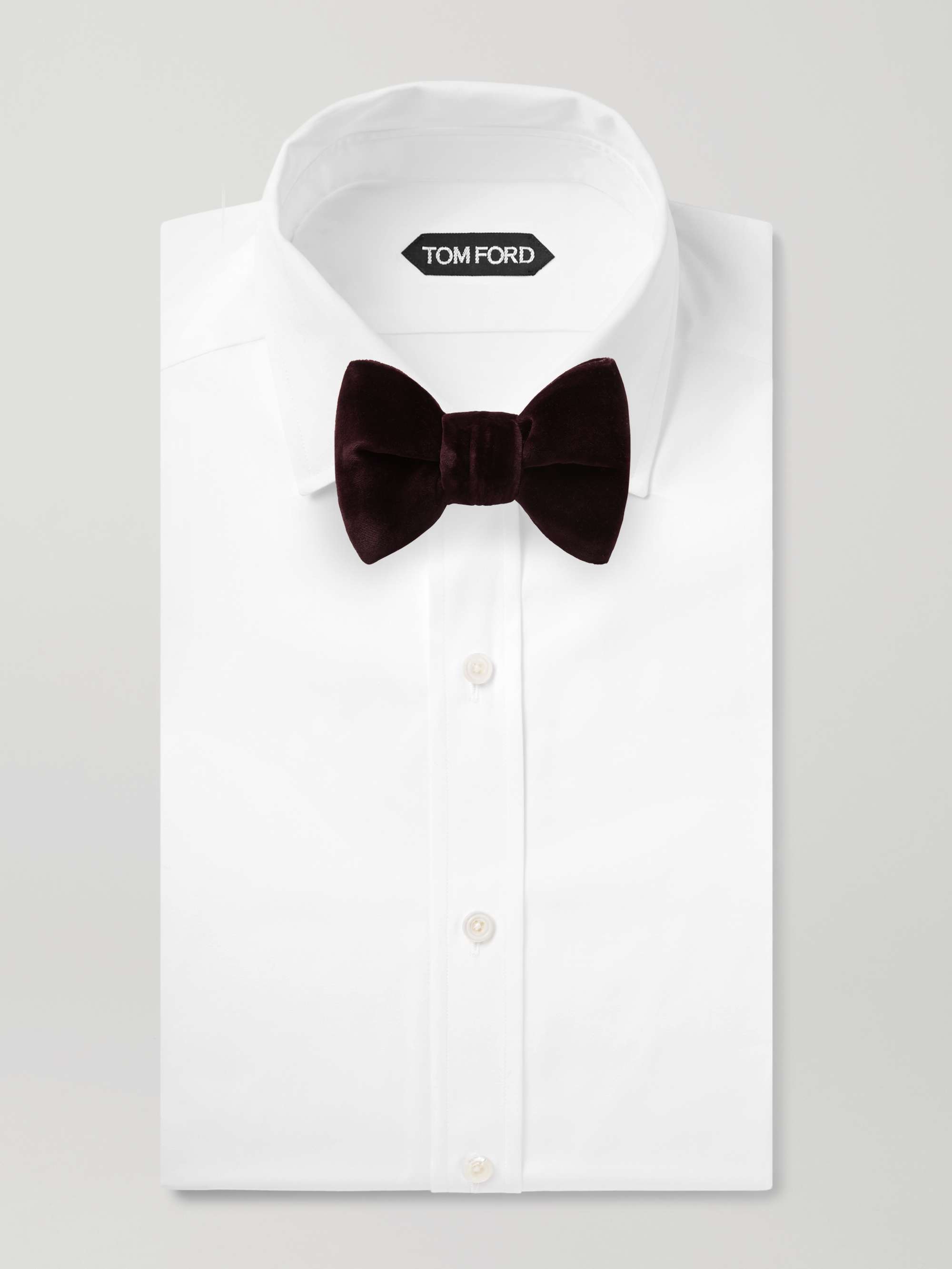 TOM FORD Pre-Tied Velvet Bow Tie for Men | MR PORTER