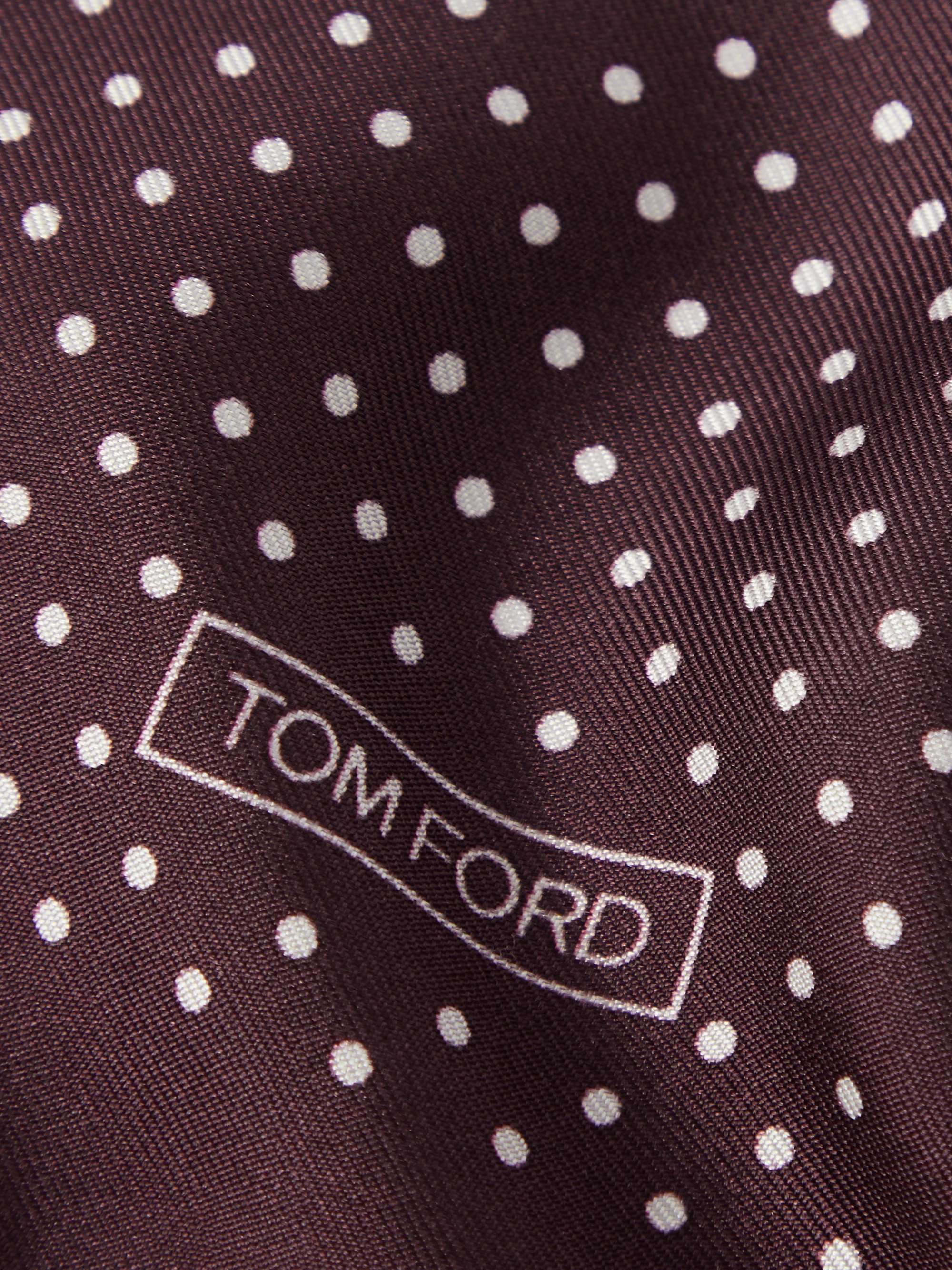 Bemærk venligst Sanselig efterklang TOM FORD Polka-Dot Silk-Twill Pocket Square for Men | MR PORTER