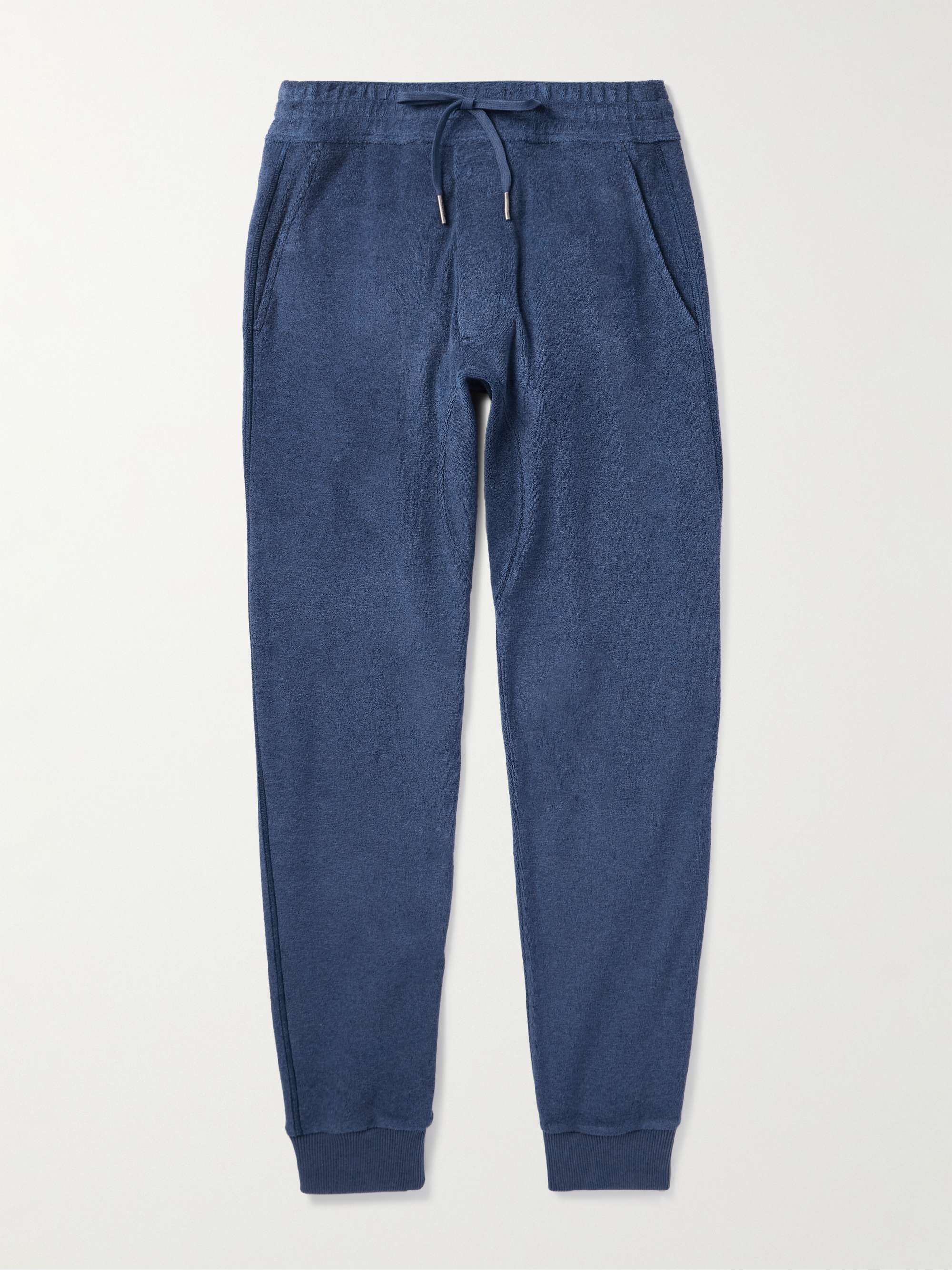 TOM FORD straight-leg velvet trousers - Grey