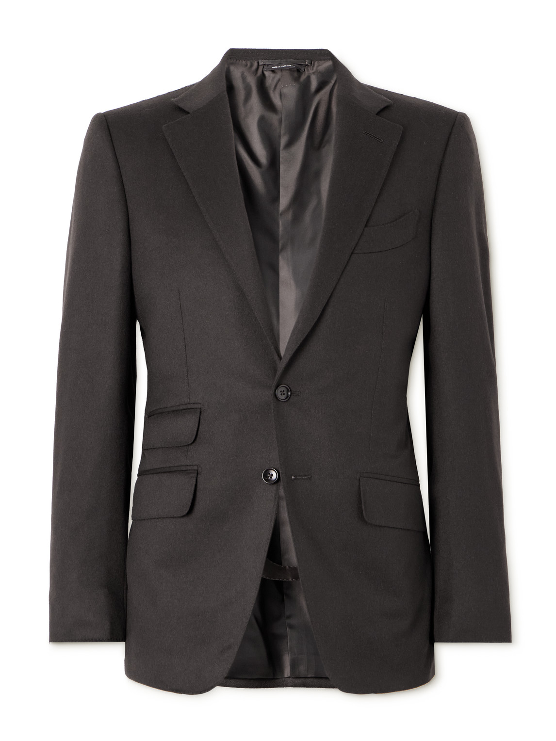 Tom Ford O'connor Brushed-cashmere Blazer In Brown