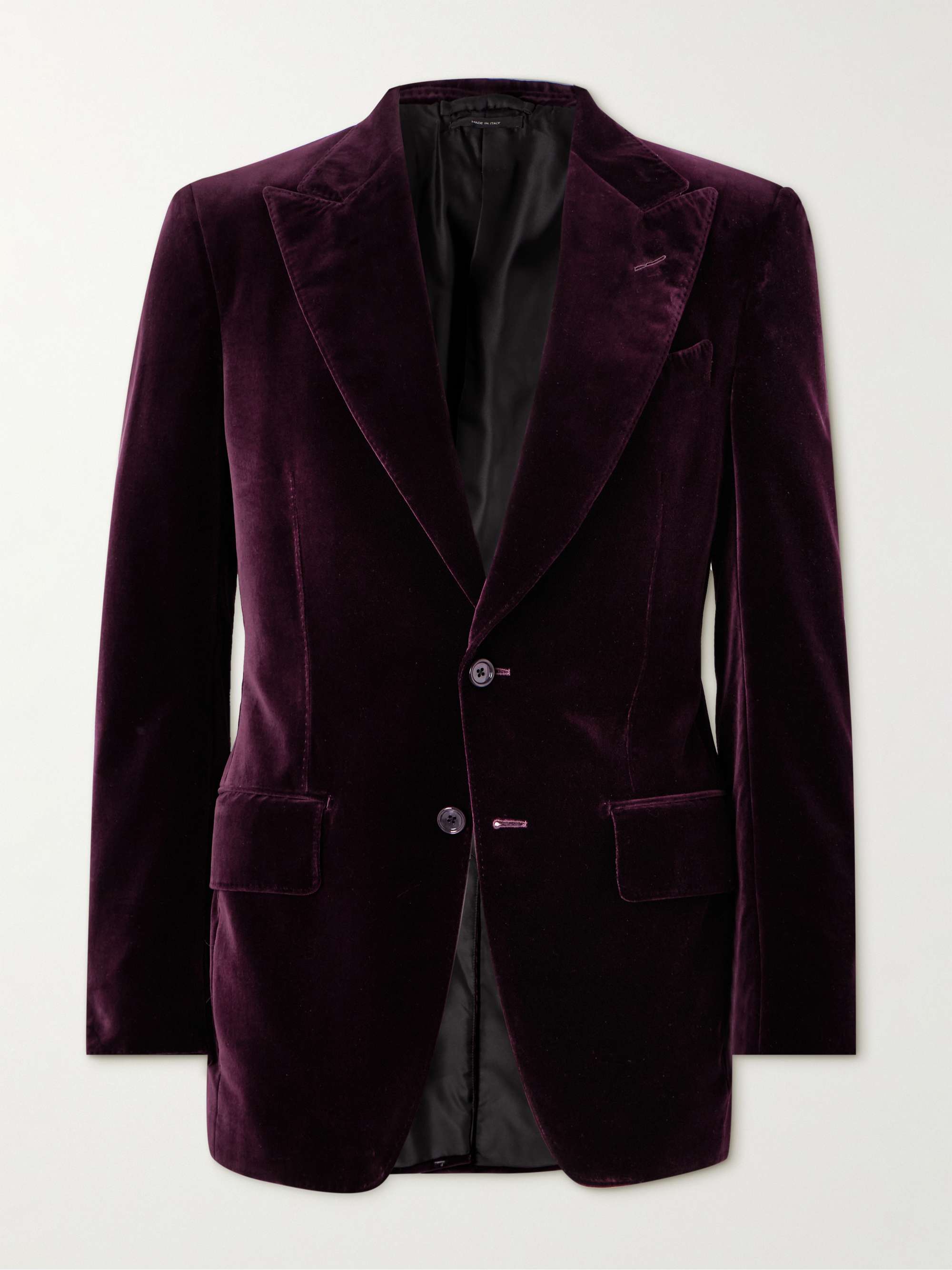 TOM FORD Shelton Cotton-Velvet Suit Jacket for Men | MR PORTER