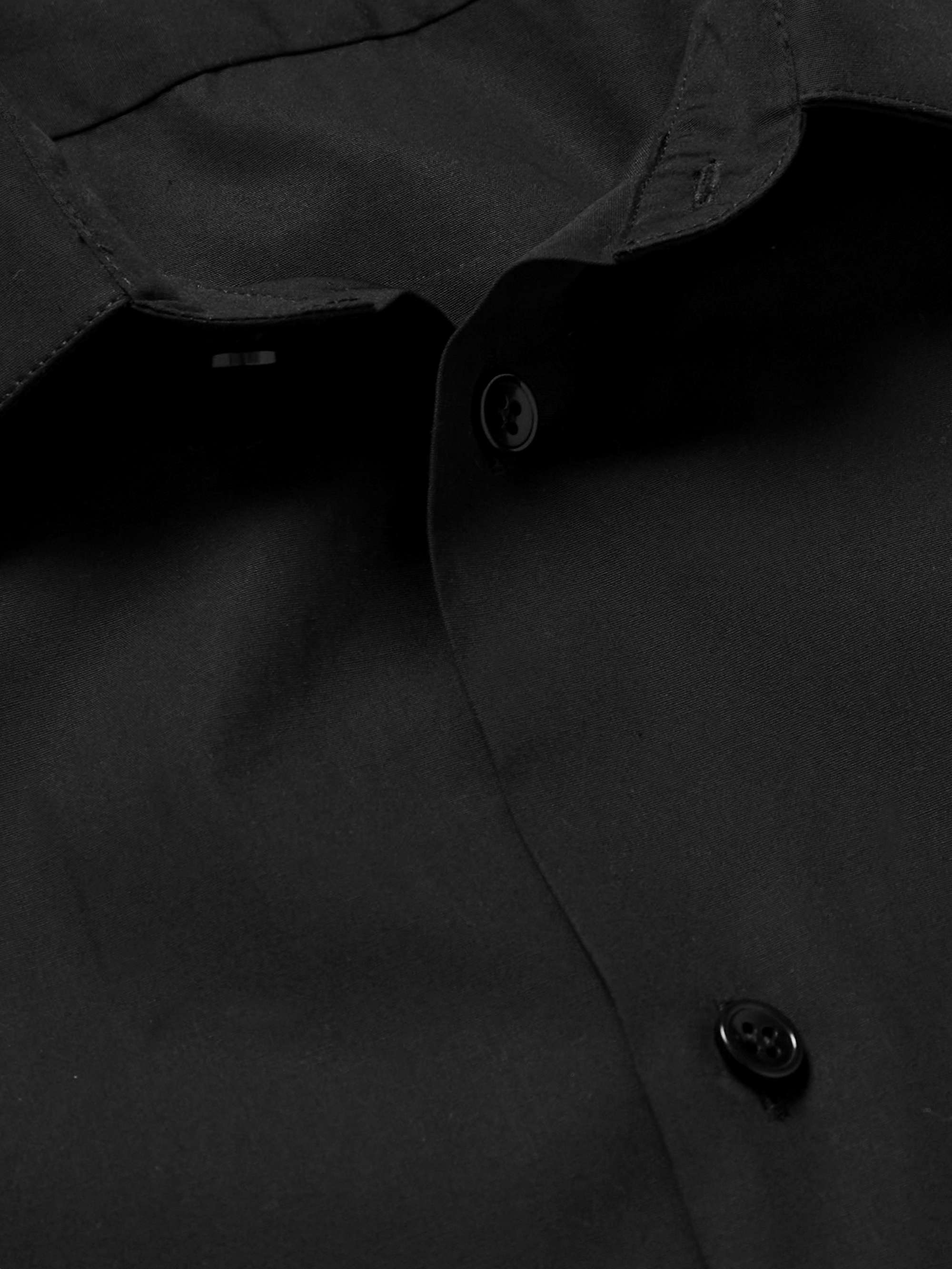 SAINT LAURENT قميص من القطن بقَصّة ضيّقة