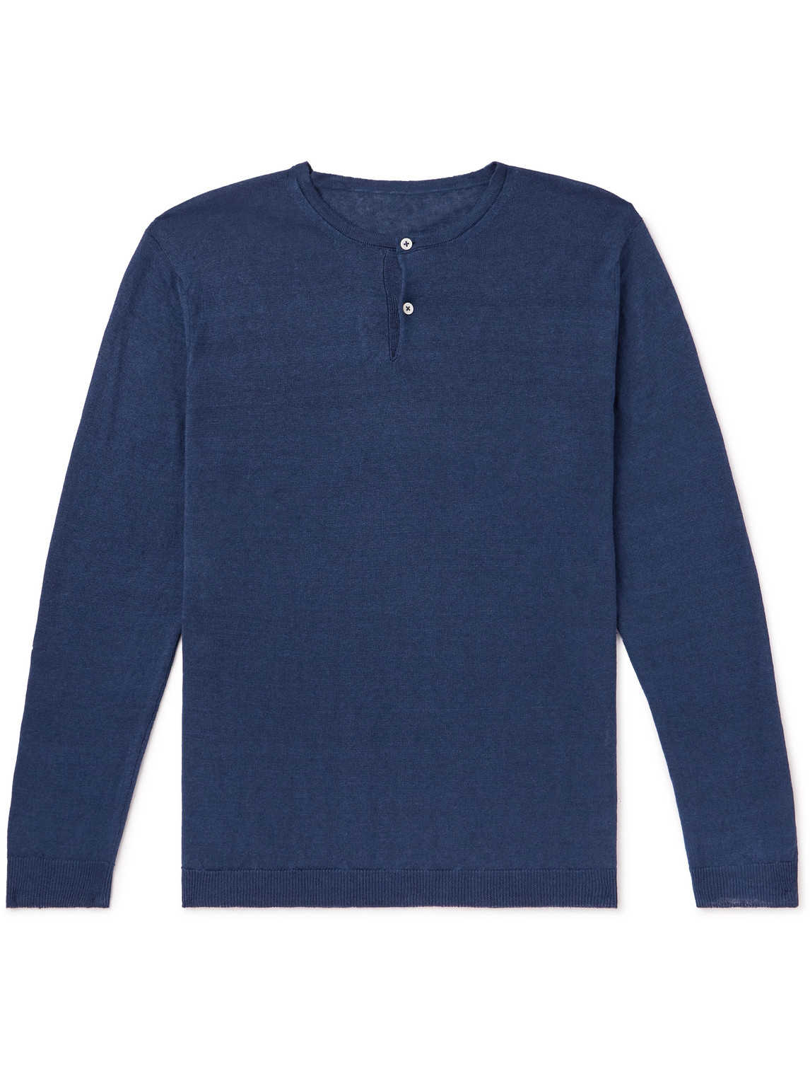 Anderson & Sheppard Linen Henley T-Shirt