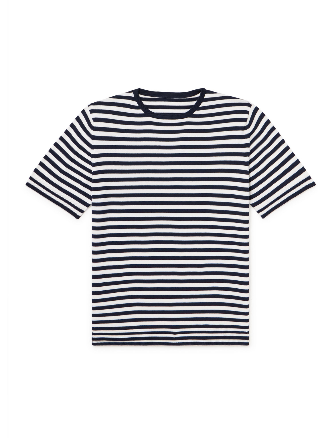 Anderson & Sheppard Striped Cotton T-Shirt