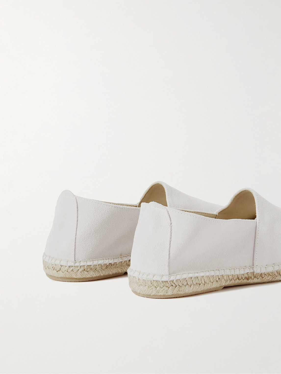 Shop Anderson & Sheppard Suede Espadrilles In Neutrals