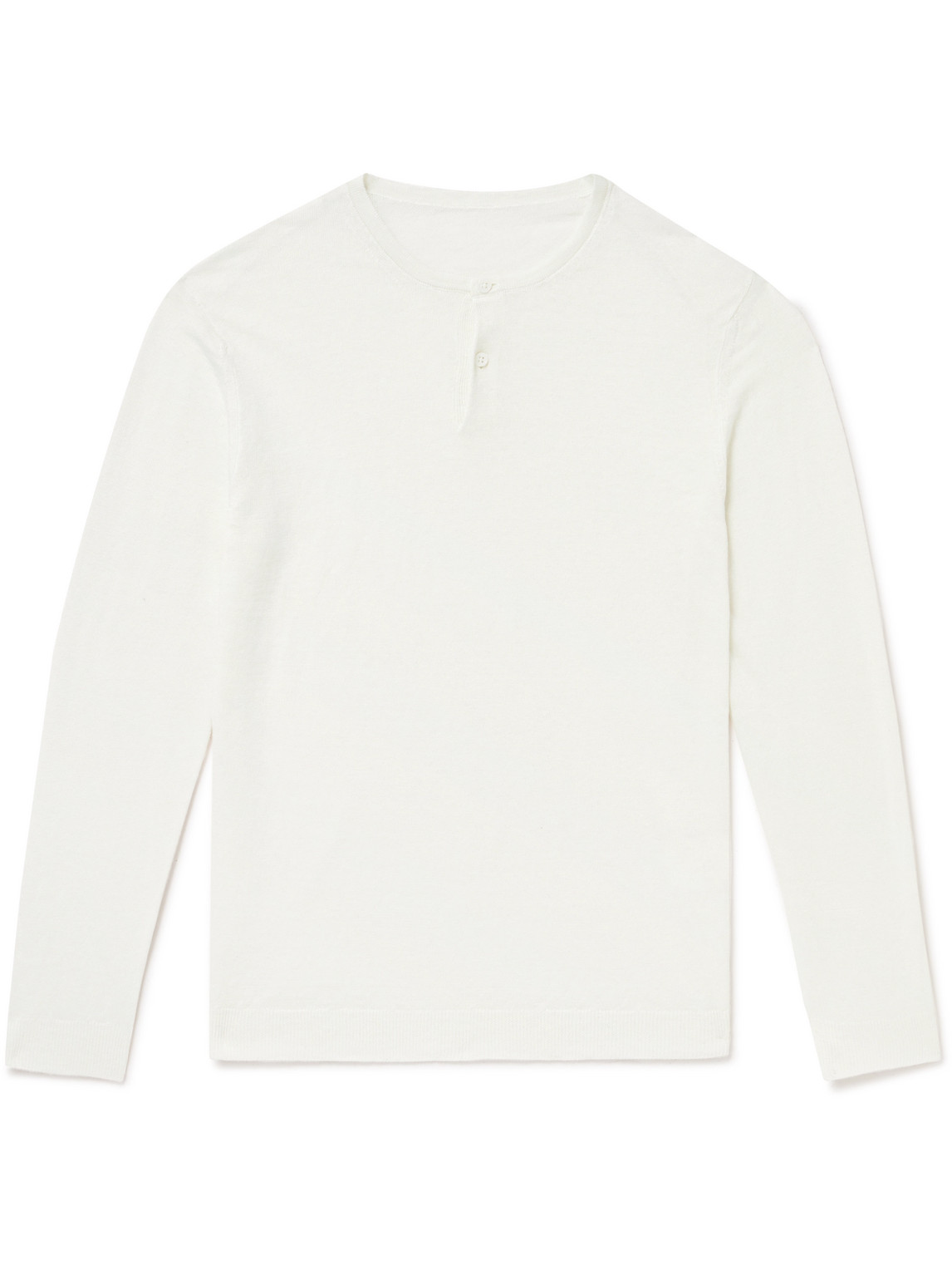 Anderson & Sheppard Linen Henley T-Shirt