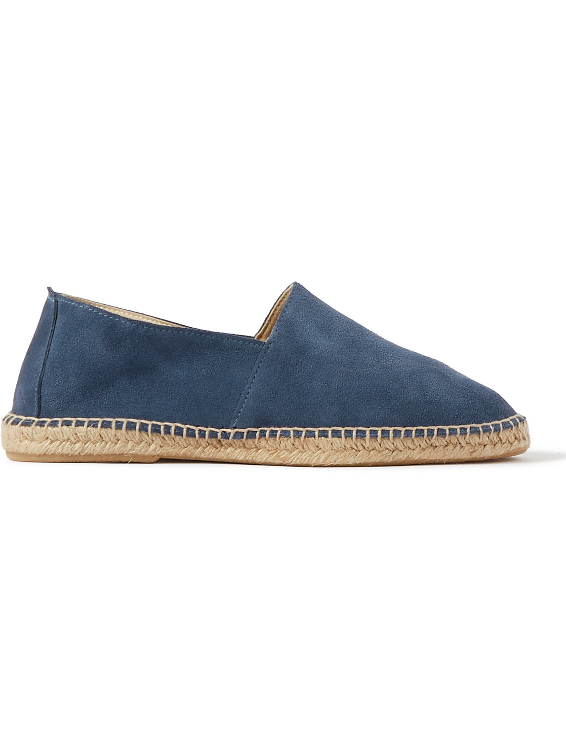Anderson & Sheppard Suede Espadrilles In Blue