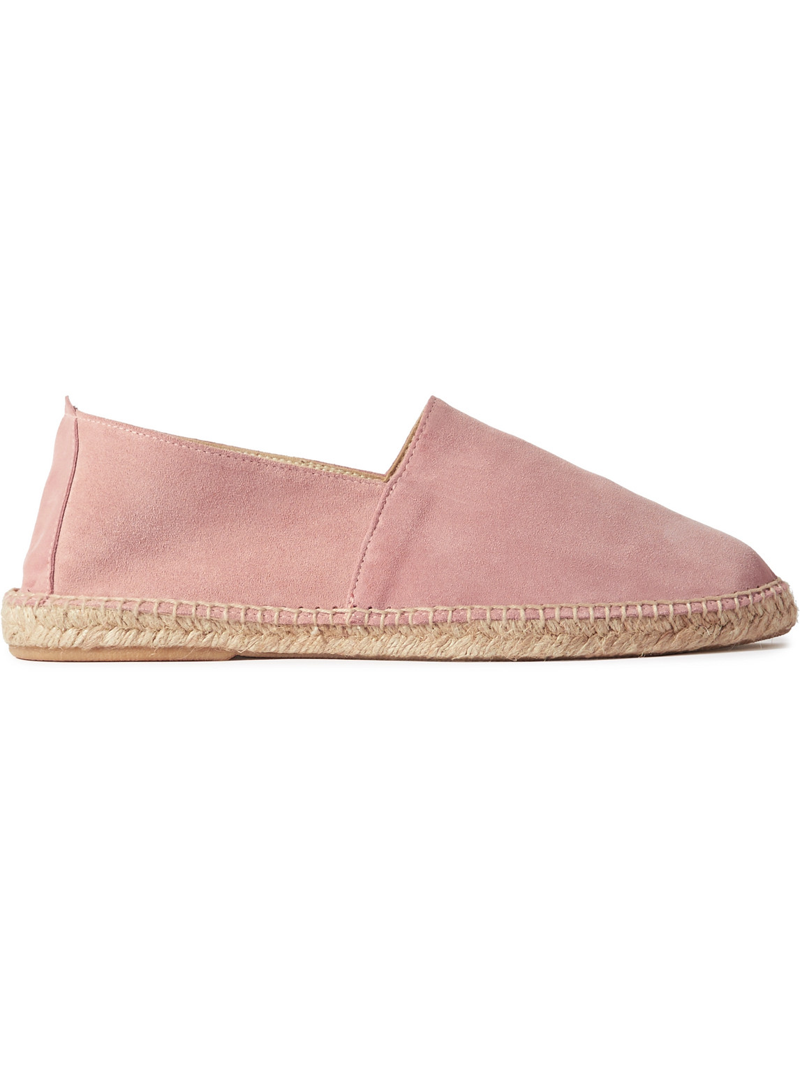 Anderson & Sheppard Suede Espadrilles In Pink