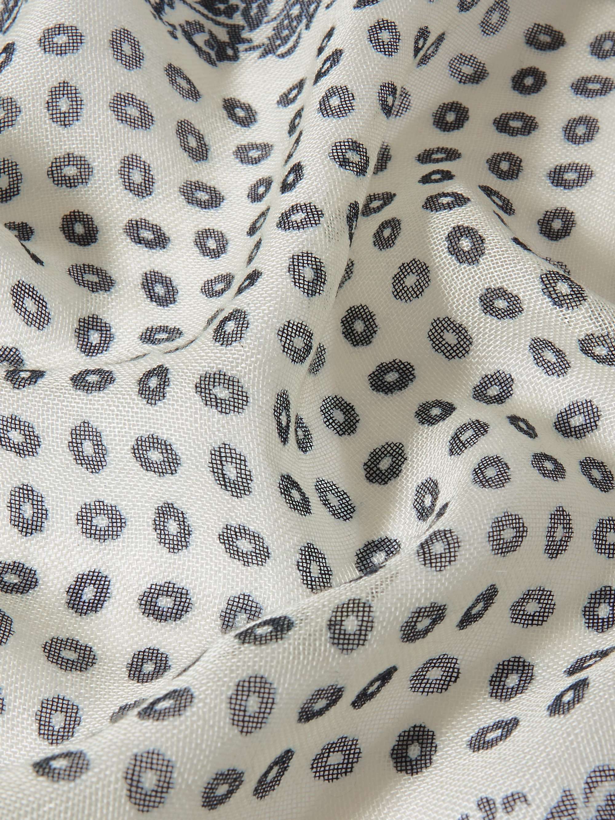ANDERSON & SHEPPARD Printed Cashmere and Silk-Blend Pocket Square