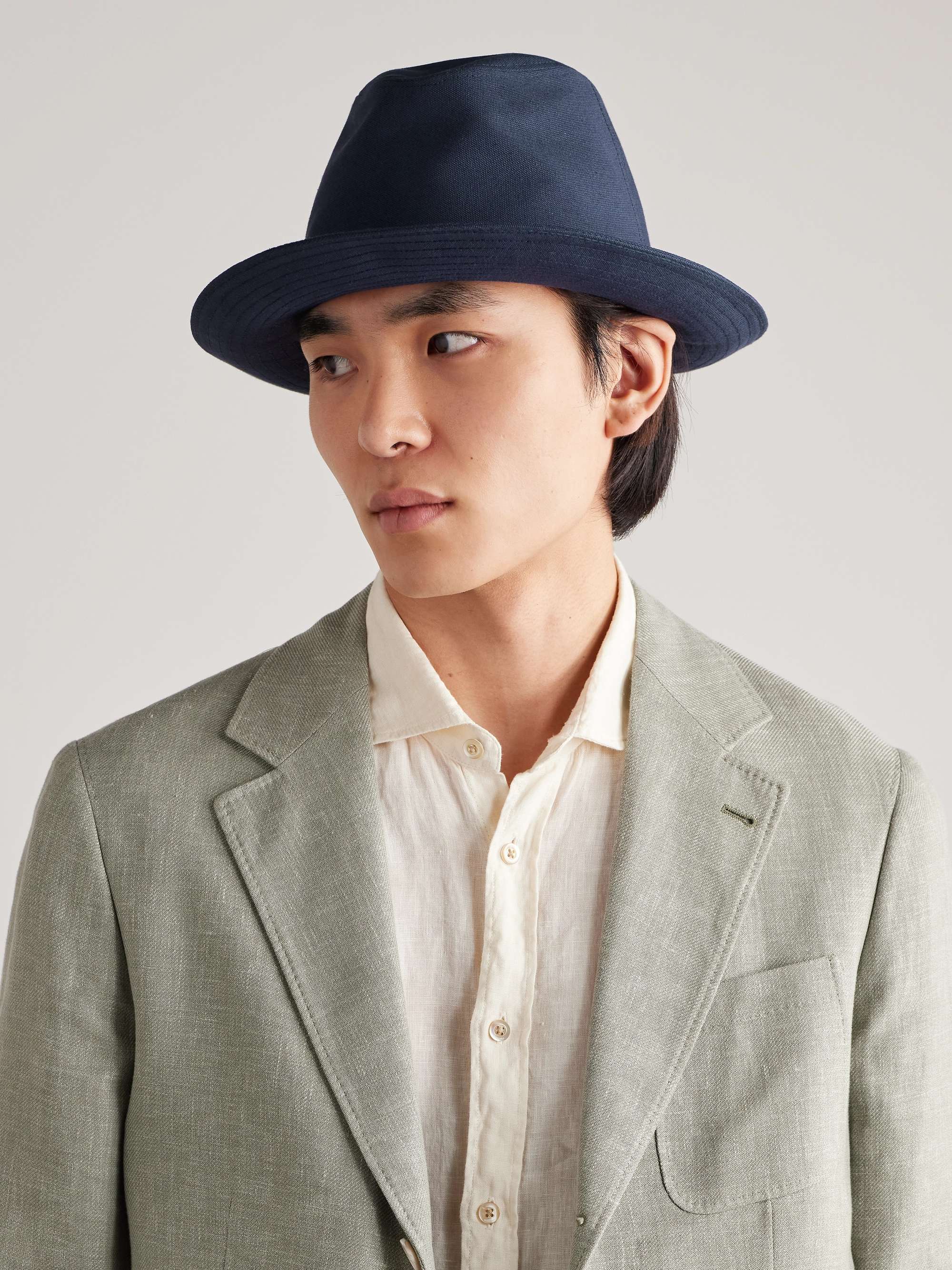 ANDERSON & SHEPPARD Cotton Bucket Hat for Men | MR PORTER