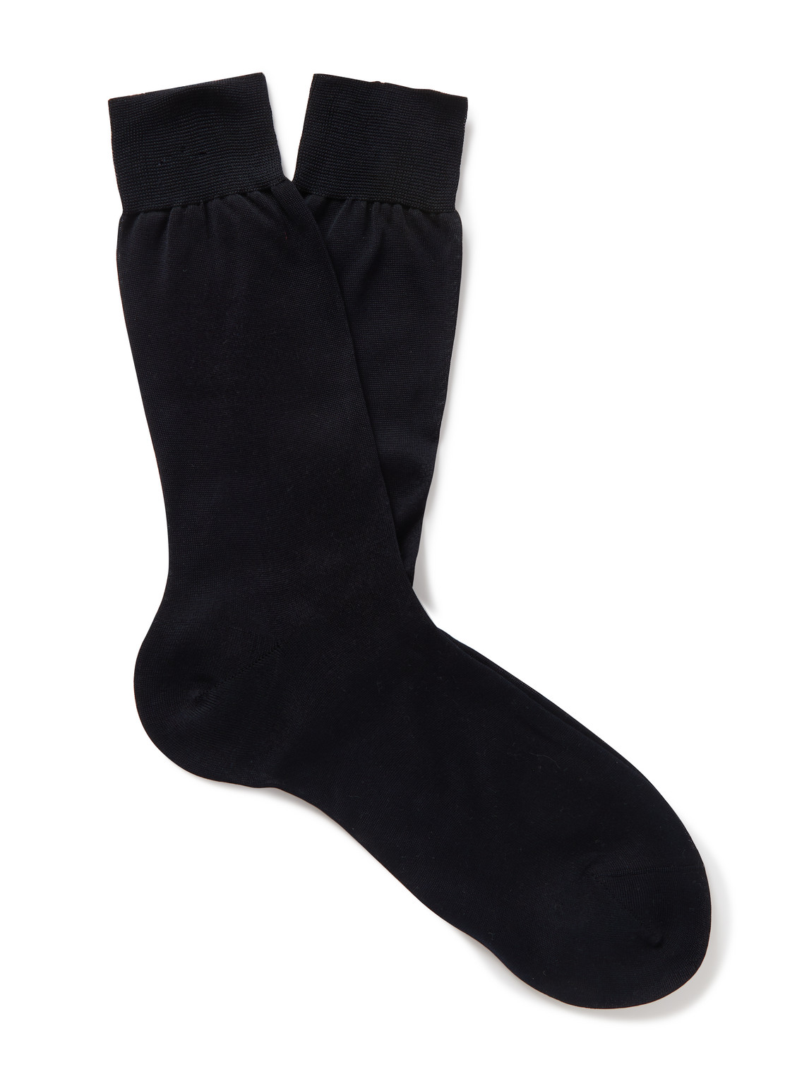 Anderson & Sheppard Cotton Socks In Black