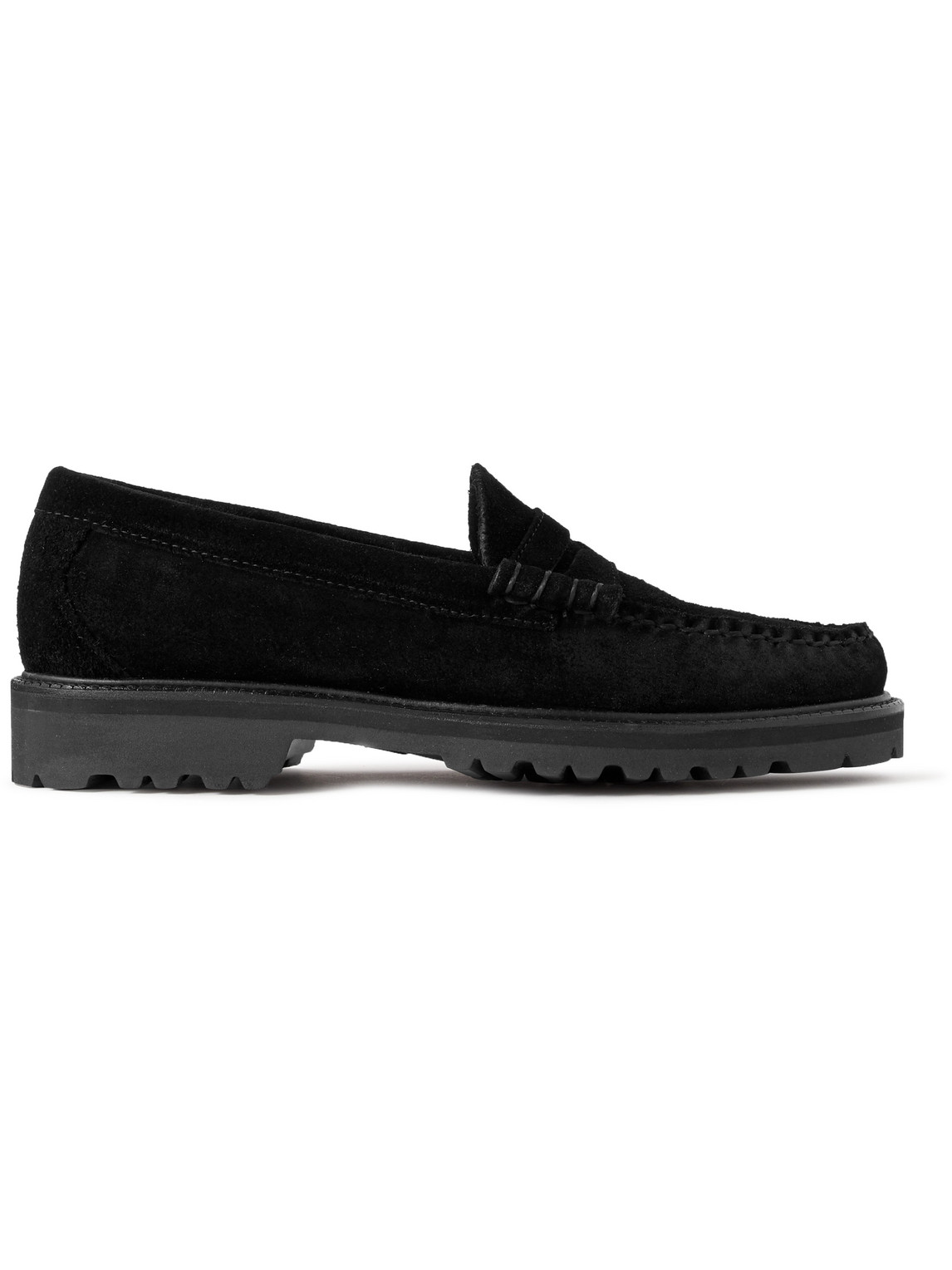 G.H. Bass Co. Weejun 90 Larson Suede Penny Loafers Men Black UK 6 for Men