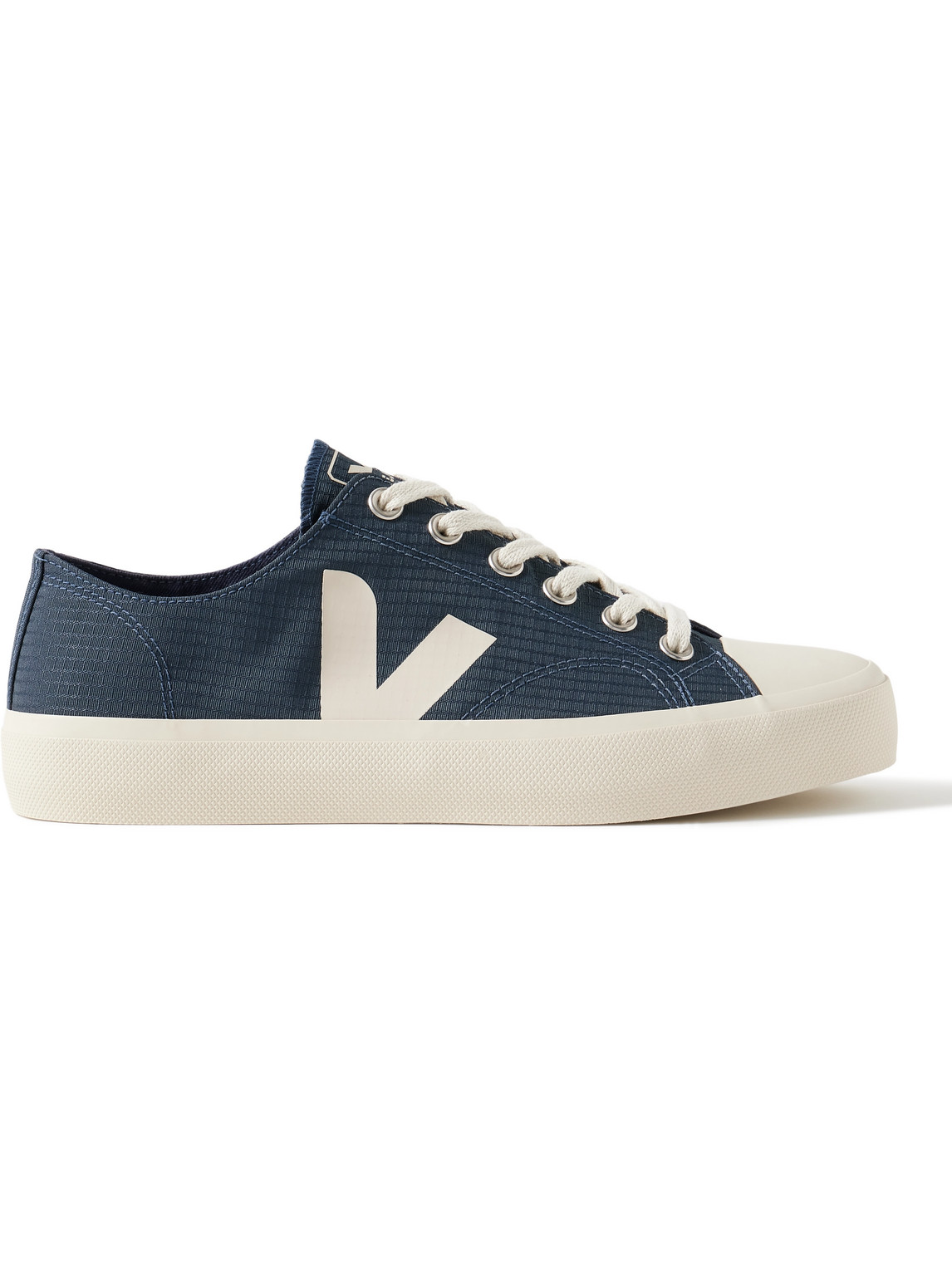 Veja Wata II Logo Print Recycled Ripstop Sneakers Men Blue EU 43 for Men