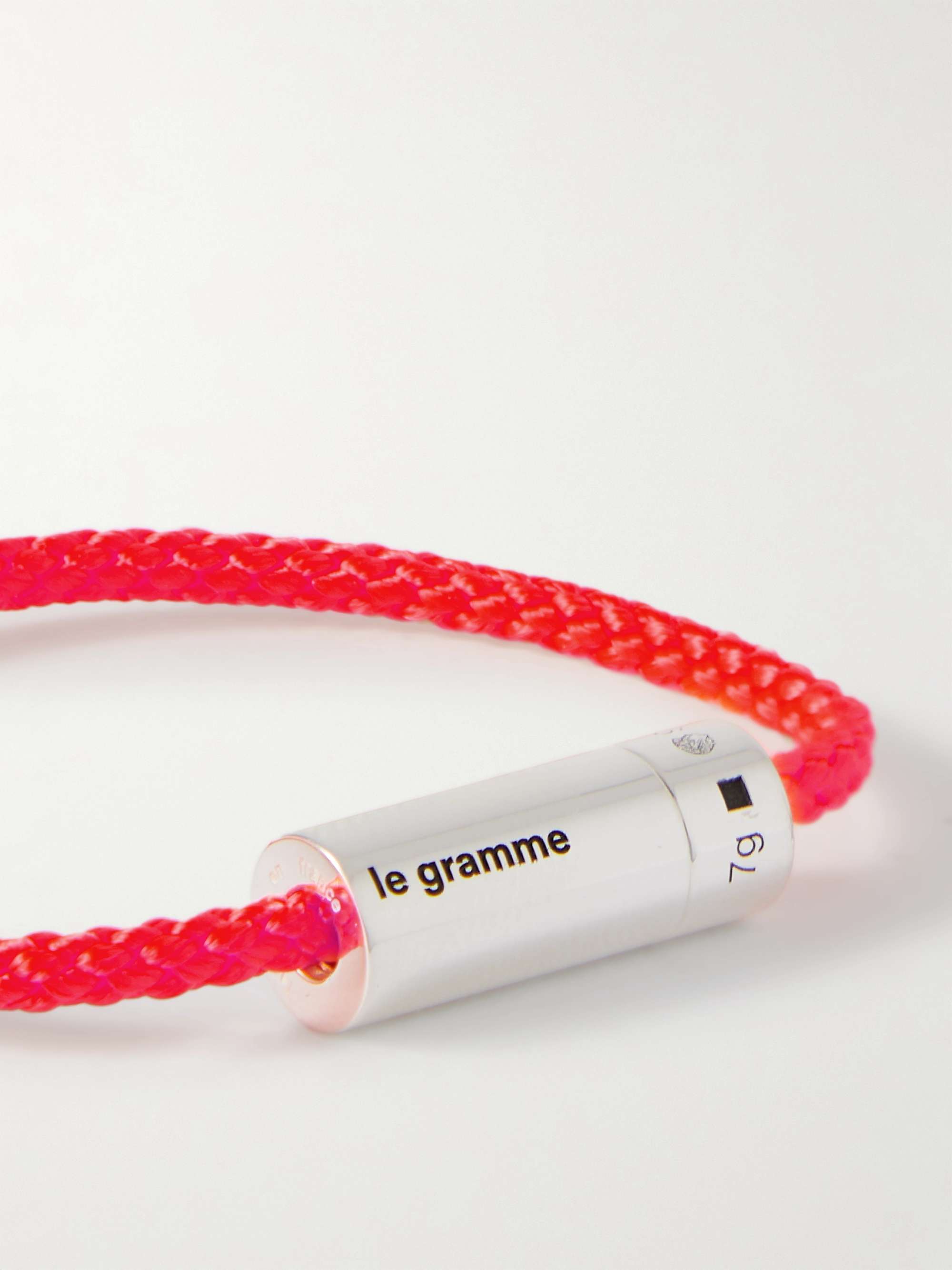LE GRAMME KIDS Bracciale cable in argento sterling lucido 7g