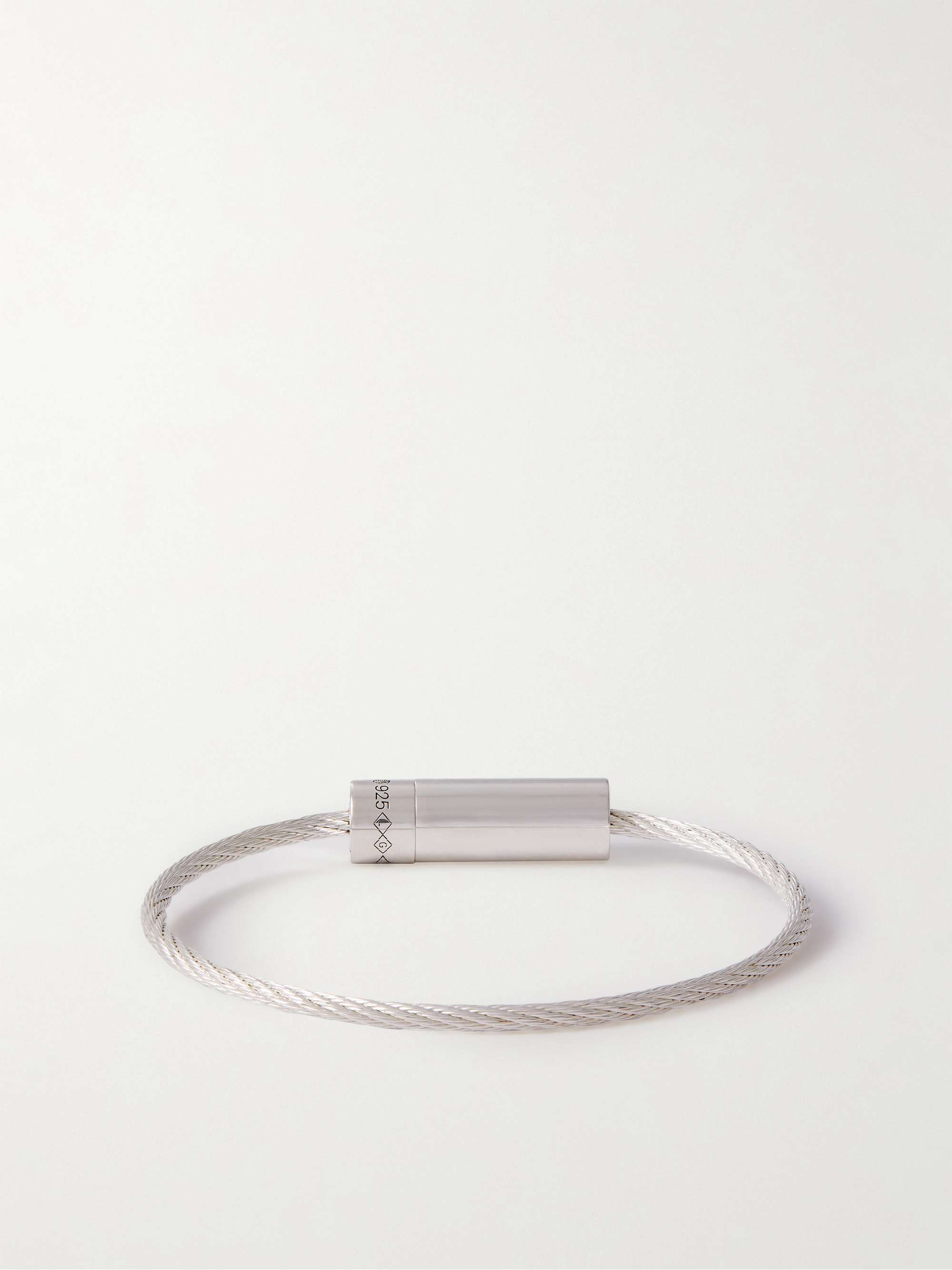 Sterling silver cable best sale bracelet