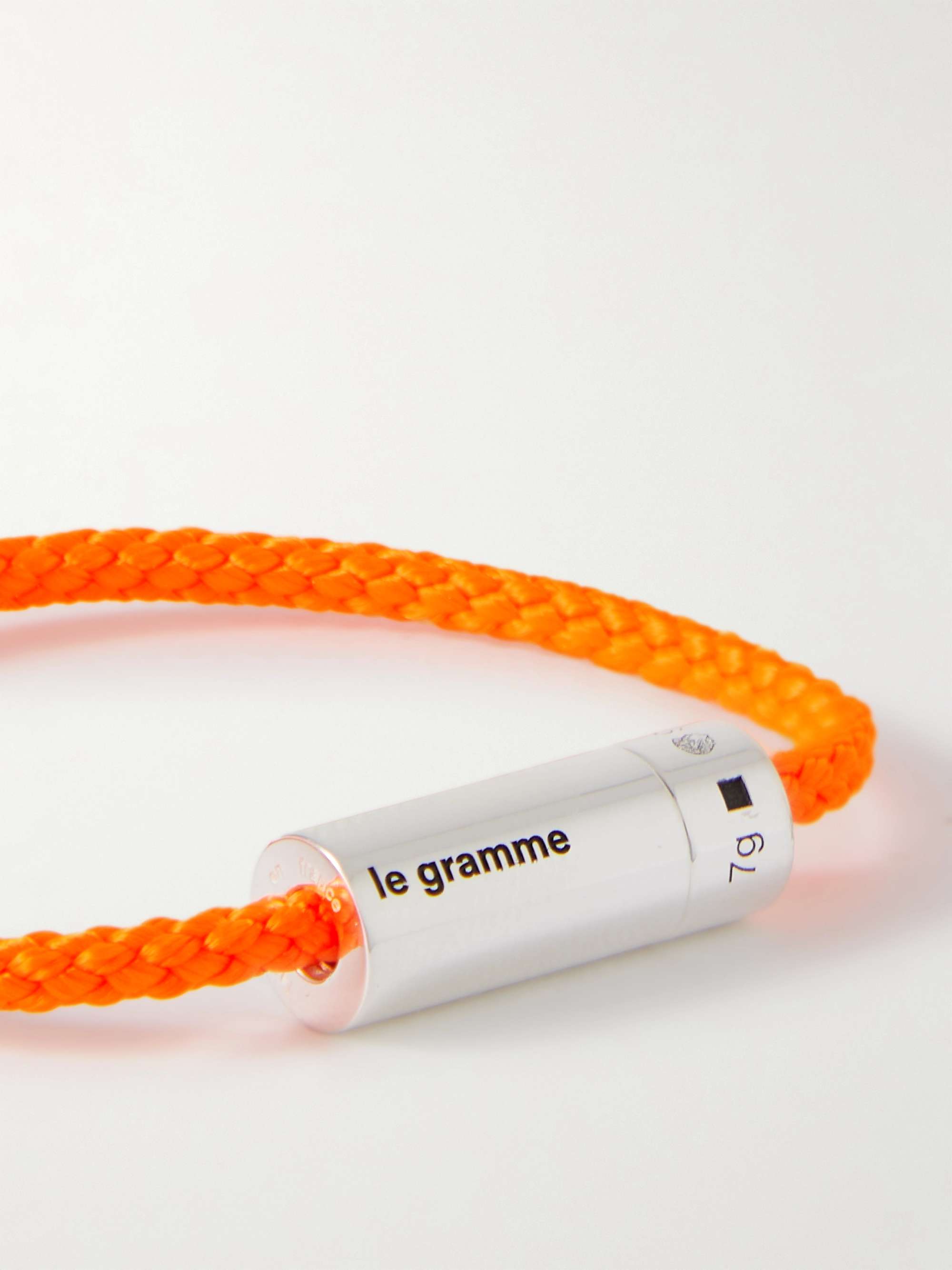 LE GRAMME KIDS Bracciale cable in argento sterling lucido 7g