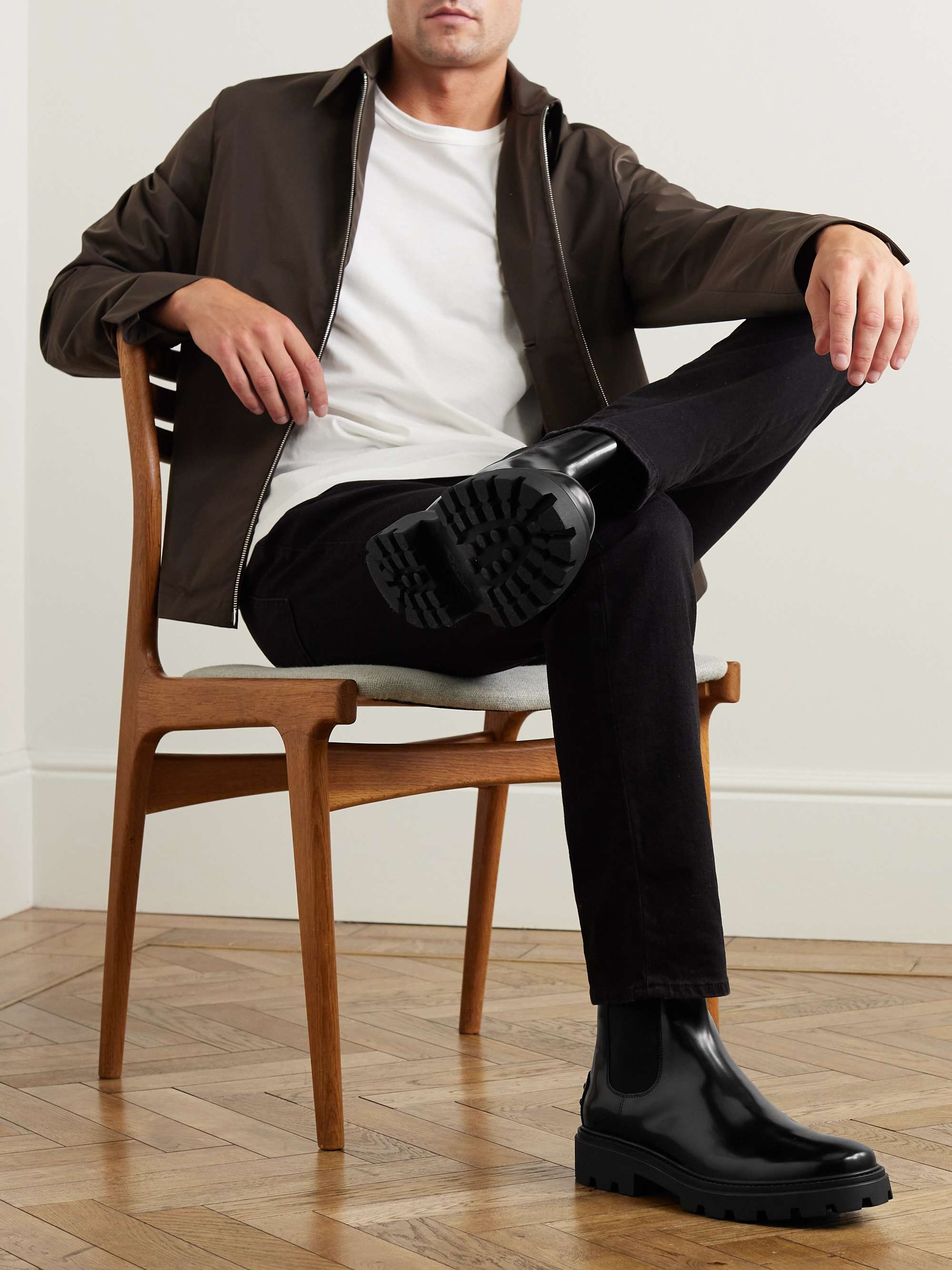 TOD'S Leather Chelsea Boots for Men | MR PORTER