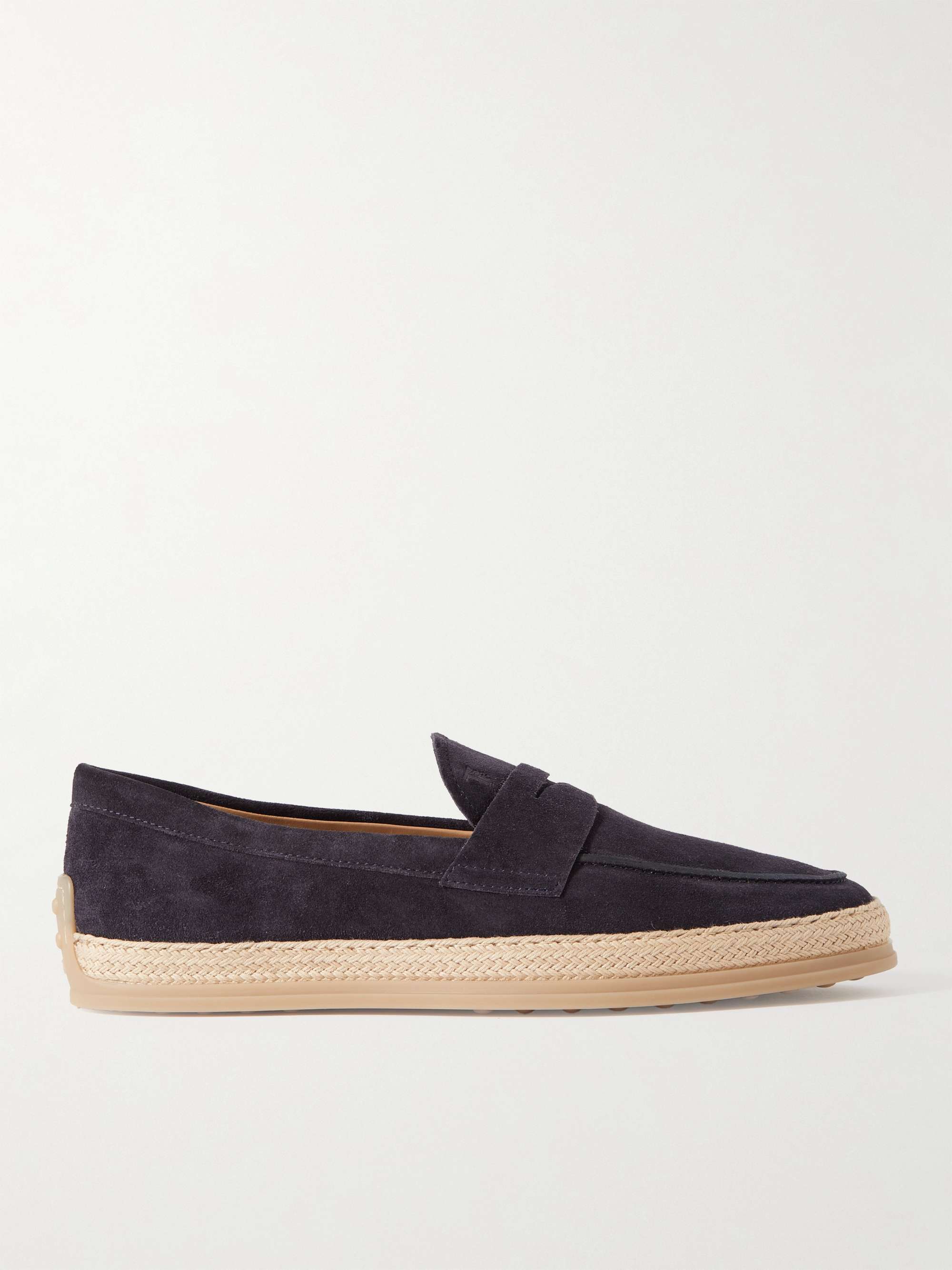 Men's boat shoe espadrilles – Parrot suede leather