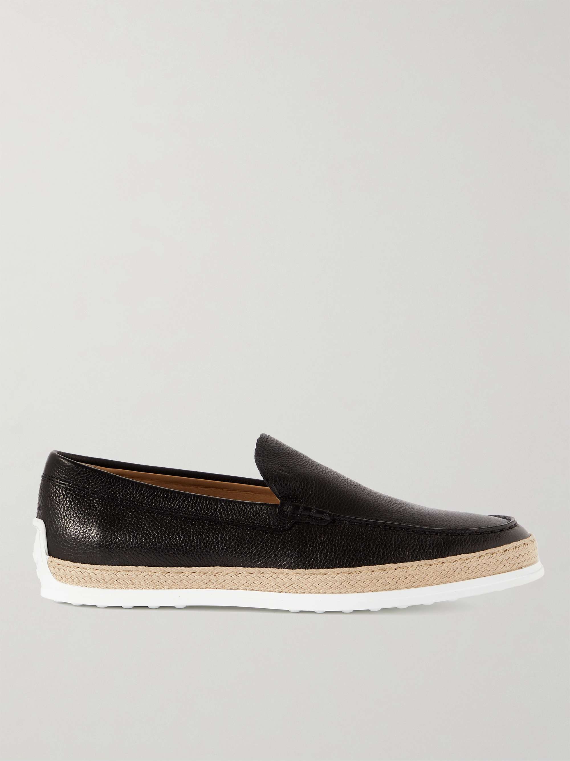 Leather espadrilles