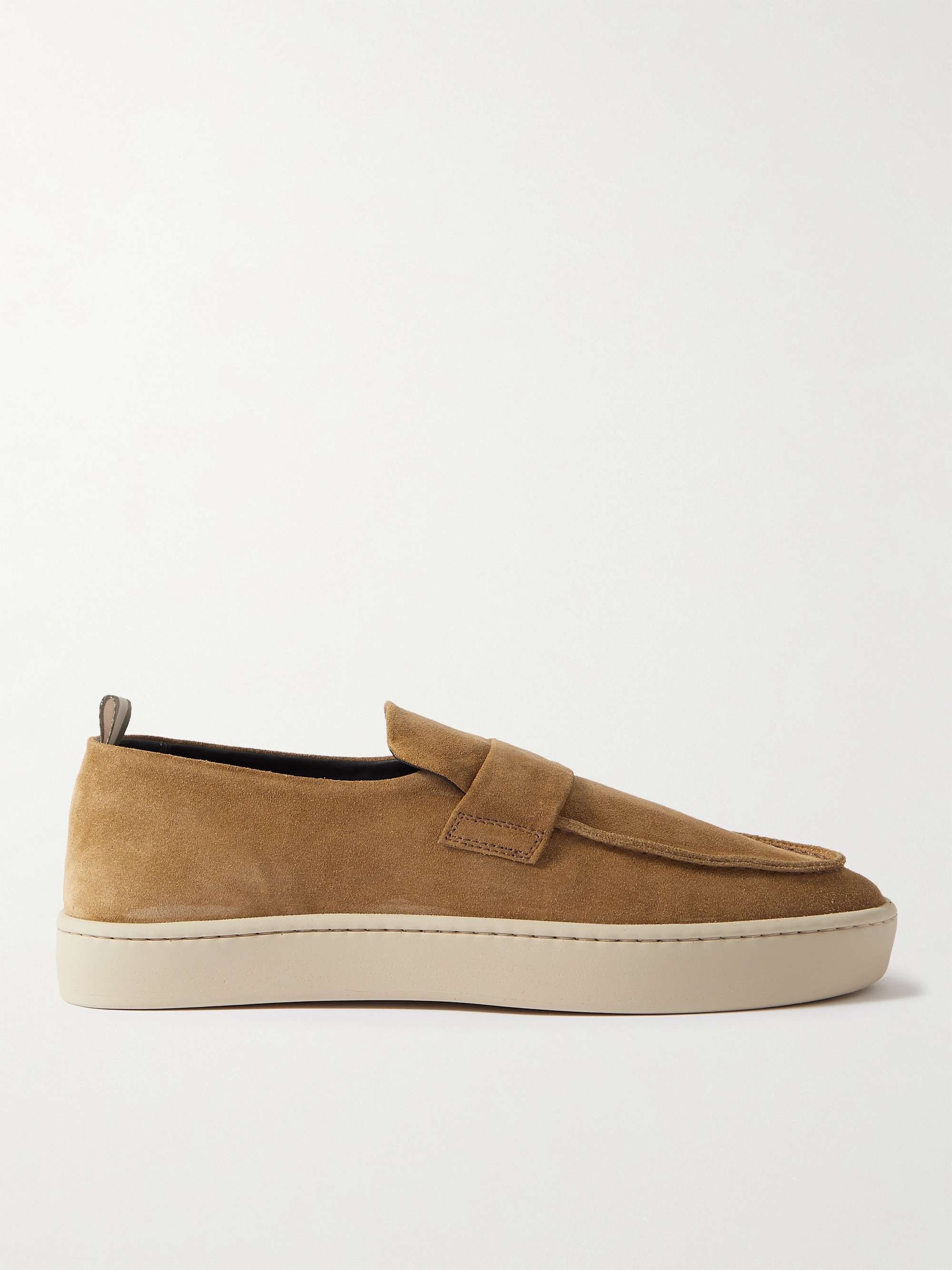 OFFICINE CREATIVE Bug Suede Penny Loafers for Men | MR PORTER