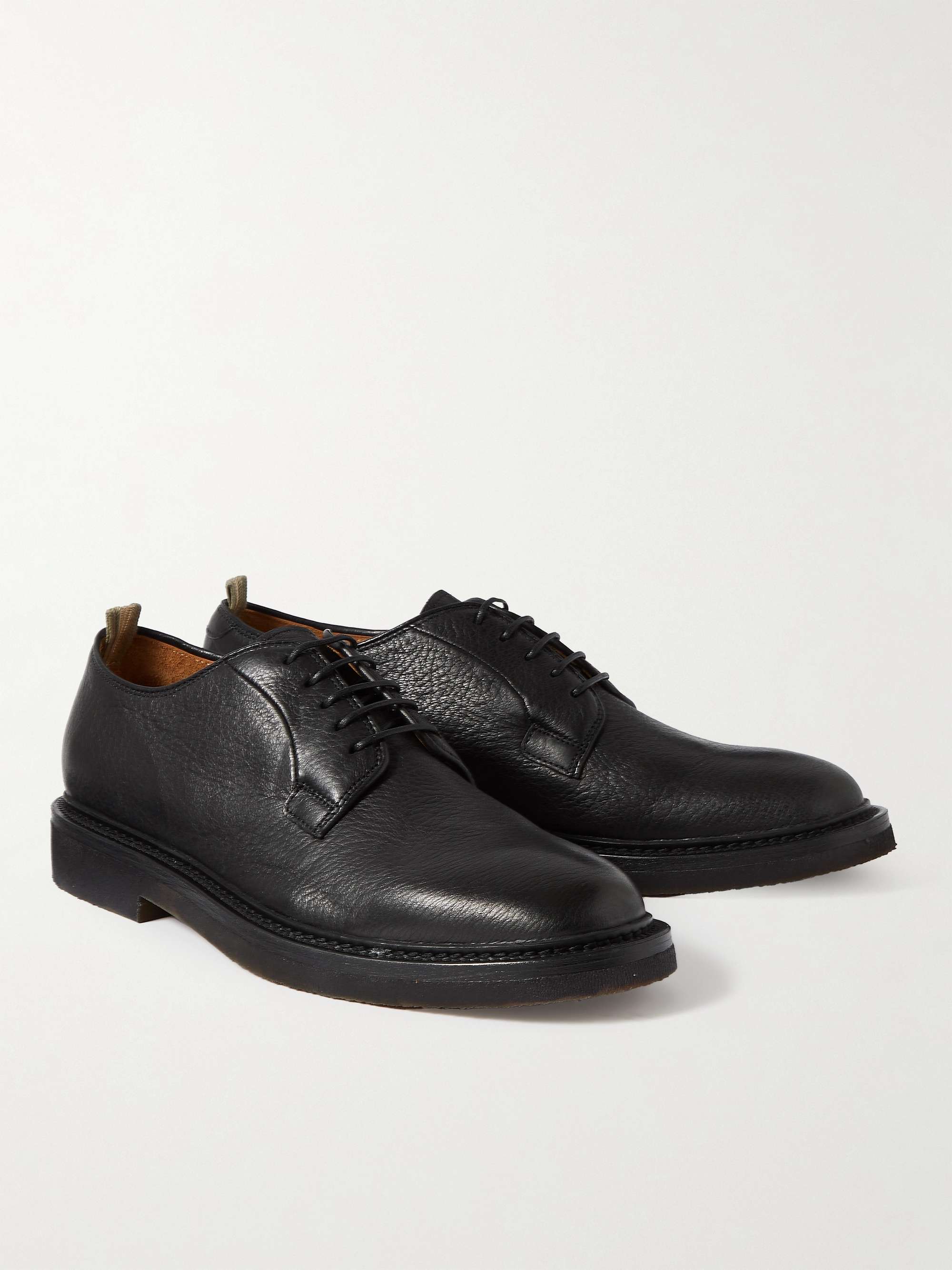 OFFICINE CREATIVE Hopkins Flex Full-Grain Leather Derby Shoes for Men ...