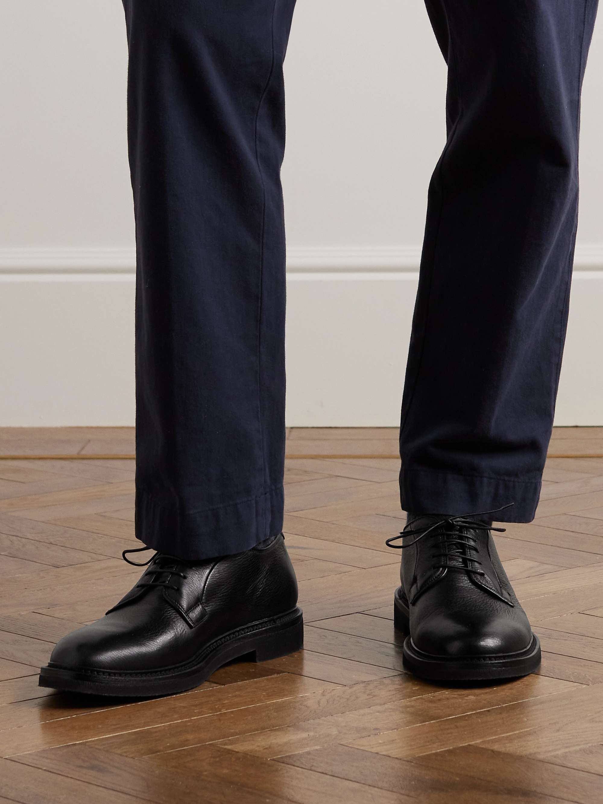 OFFICINE CREATIVE Hopkins Flex Full-Grain Leather Derby Shoes for Men ...