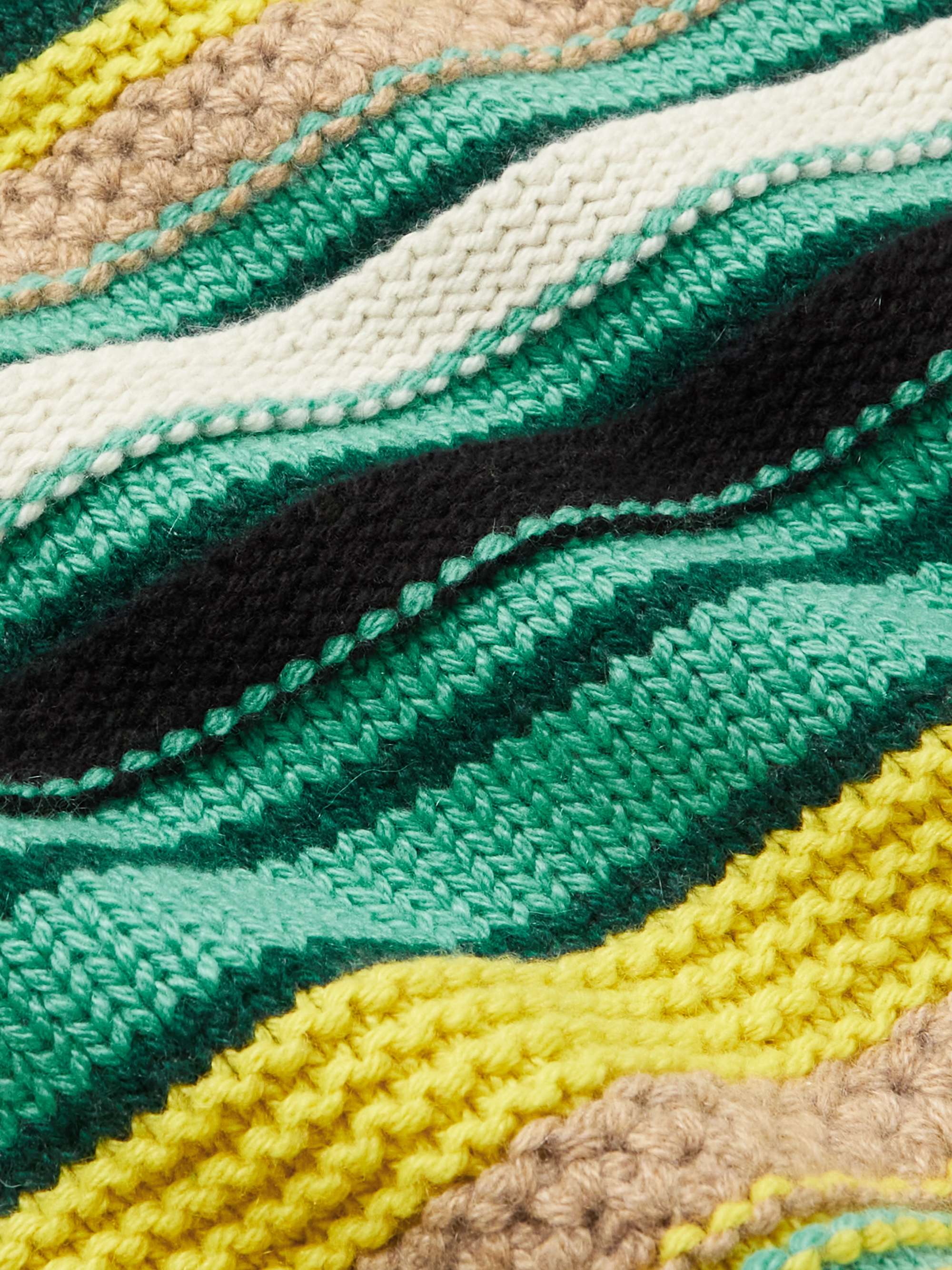 THE ELDER STATESMAN Marina Striped Cashmere Sweater