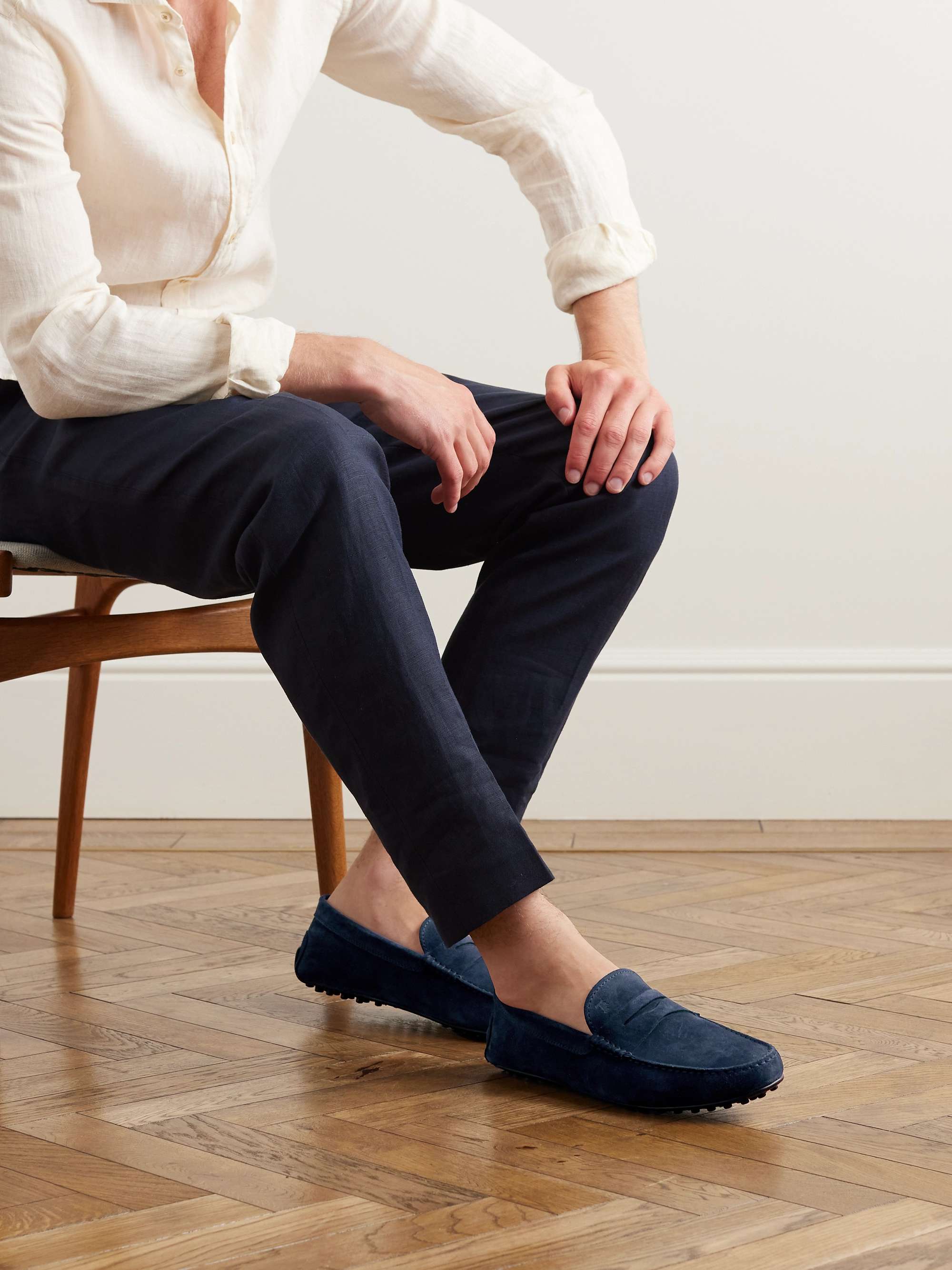 TOD'S Gommino Suede Driving Shoes