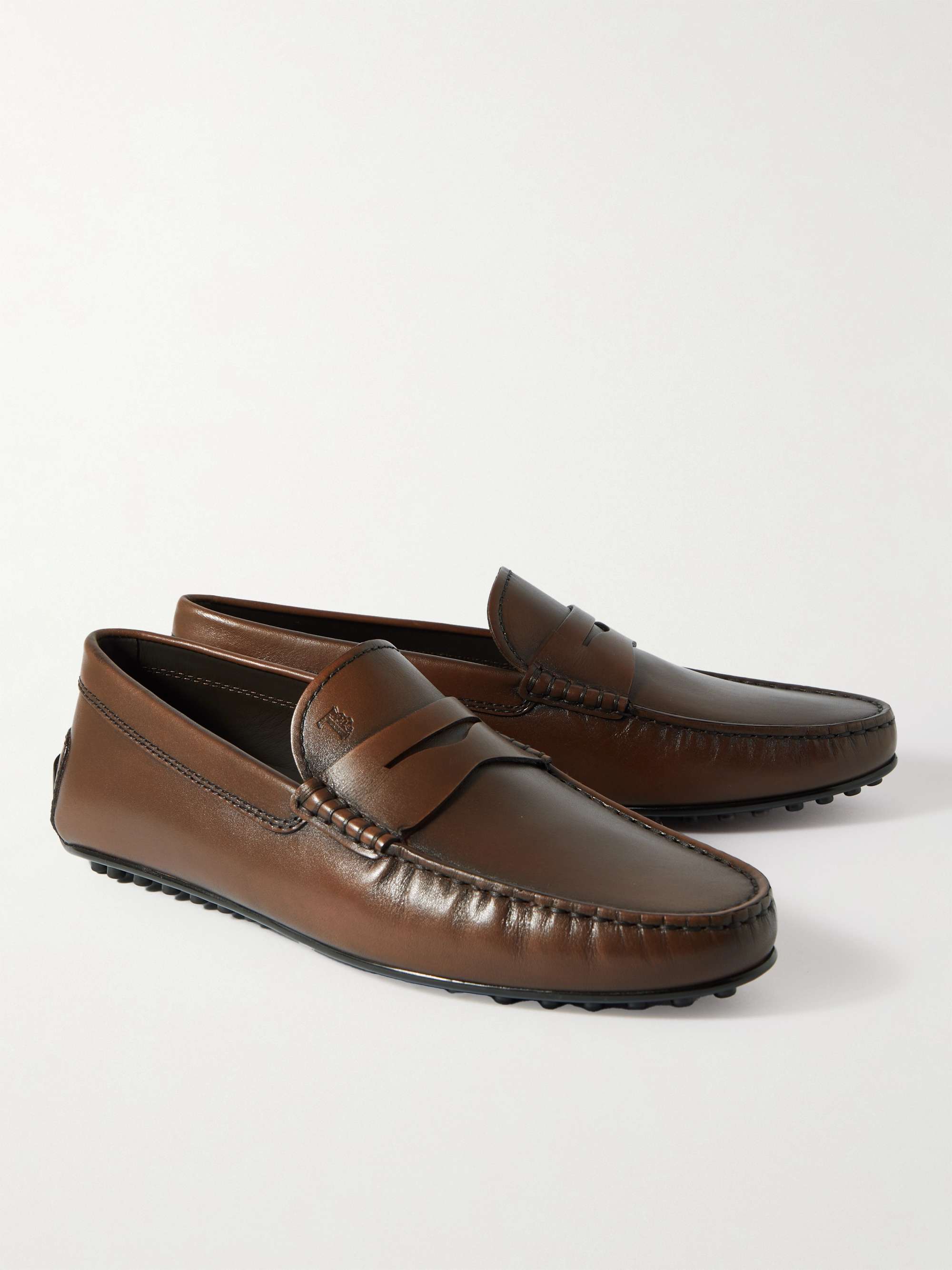 TOD'S City Gommino Leather Driving Shoes for Men | MR PORTER