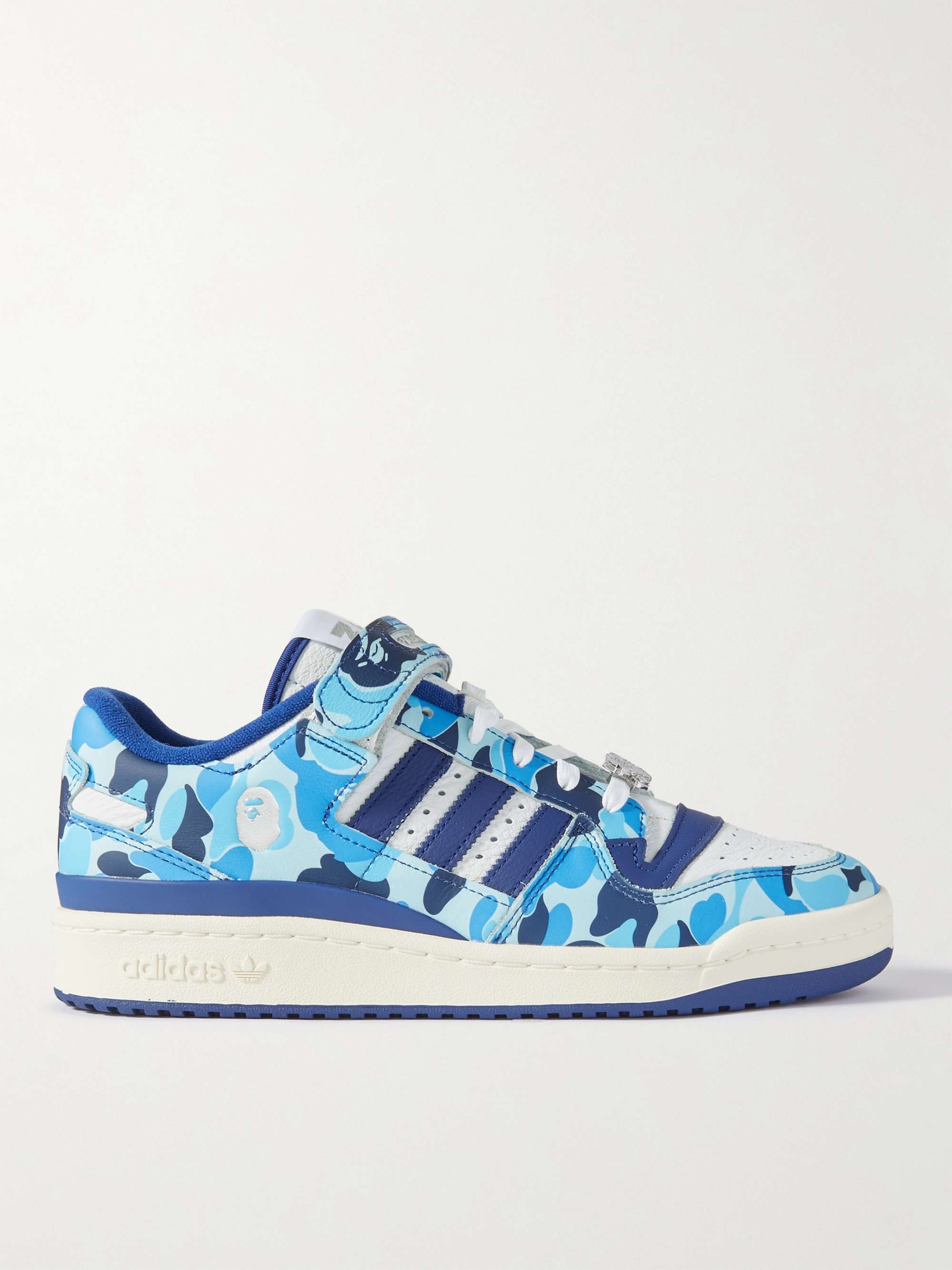 ADIDAS ORIGINALS + A Bathing Ape Forum 84 Low Embellished Printed