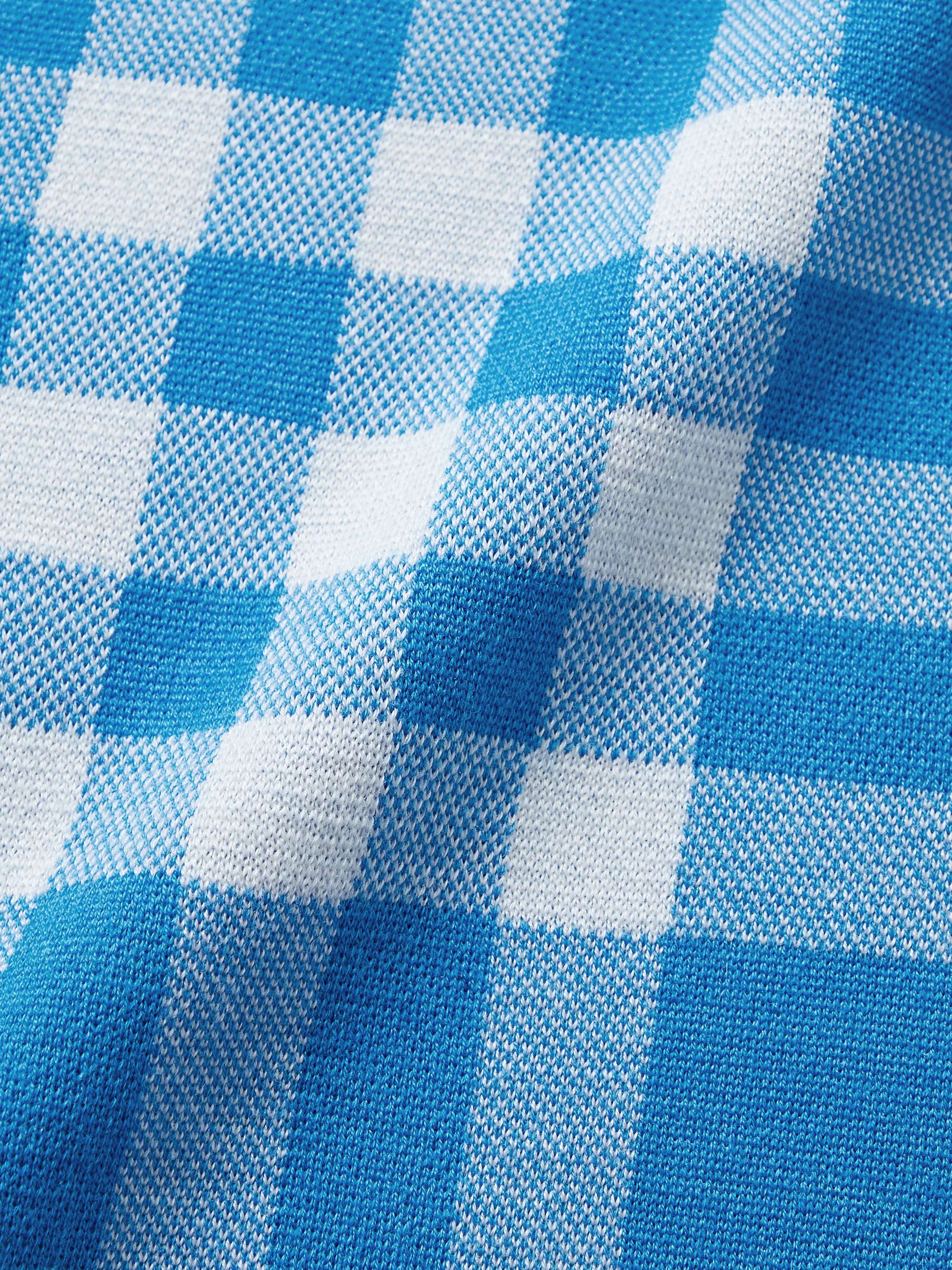 BURBERRY Checked Wool and Silk-Blend Sweater