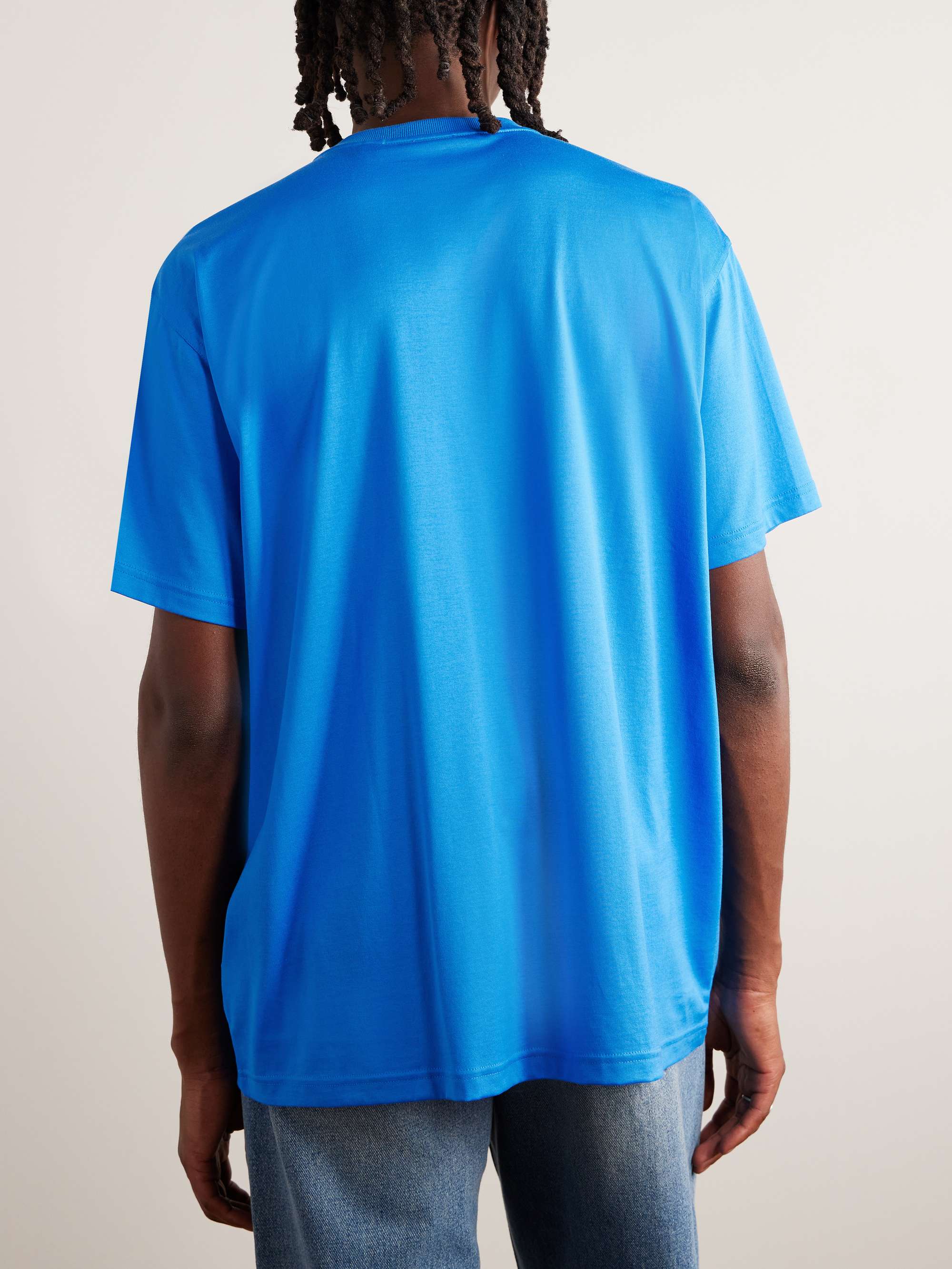 BURBERRY Logo-Print Cotton-Jersey T-Shirt