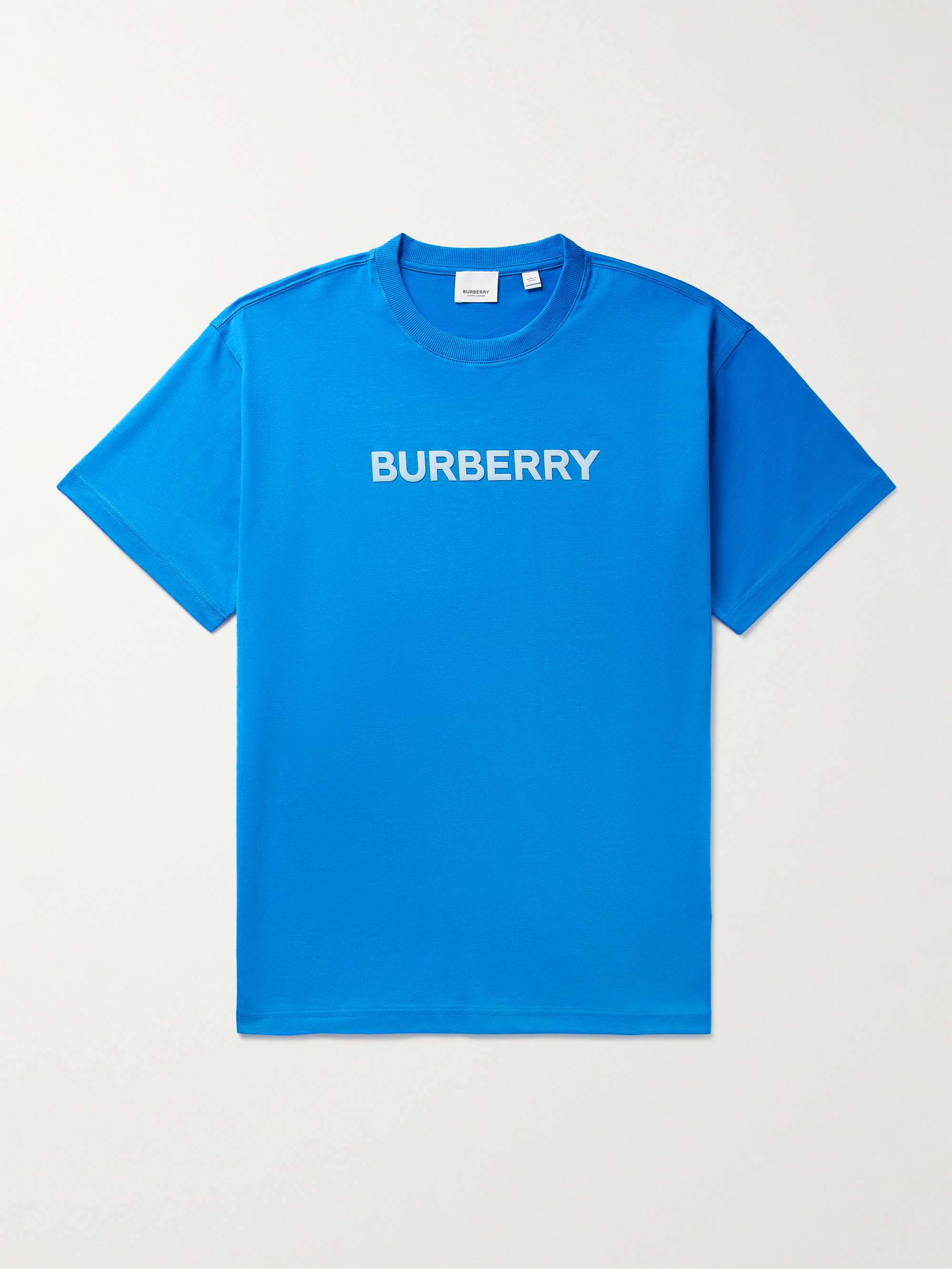 BURBERRY コットンジャージー Tシャツ ロゴプリント入り | ミスター