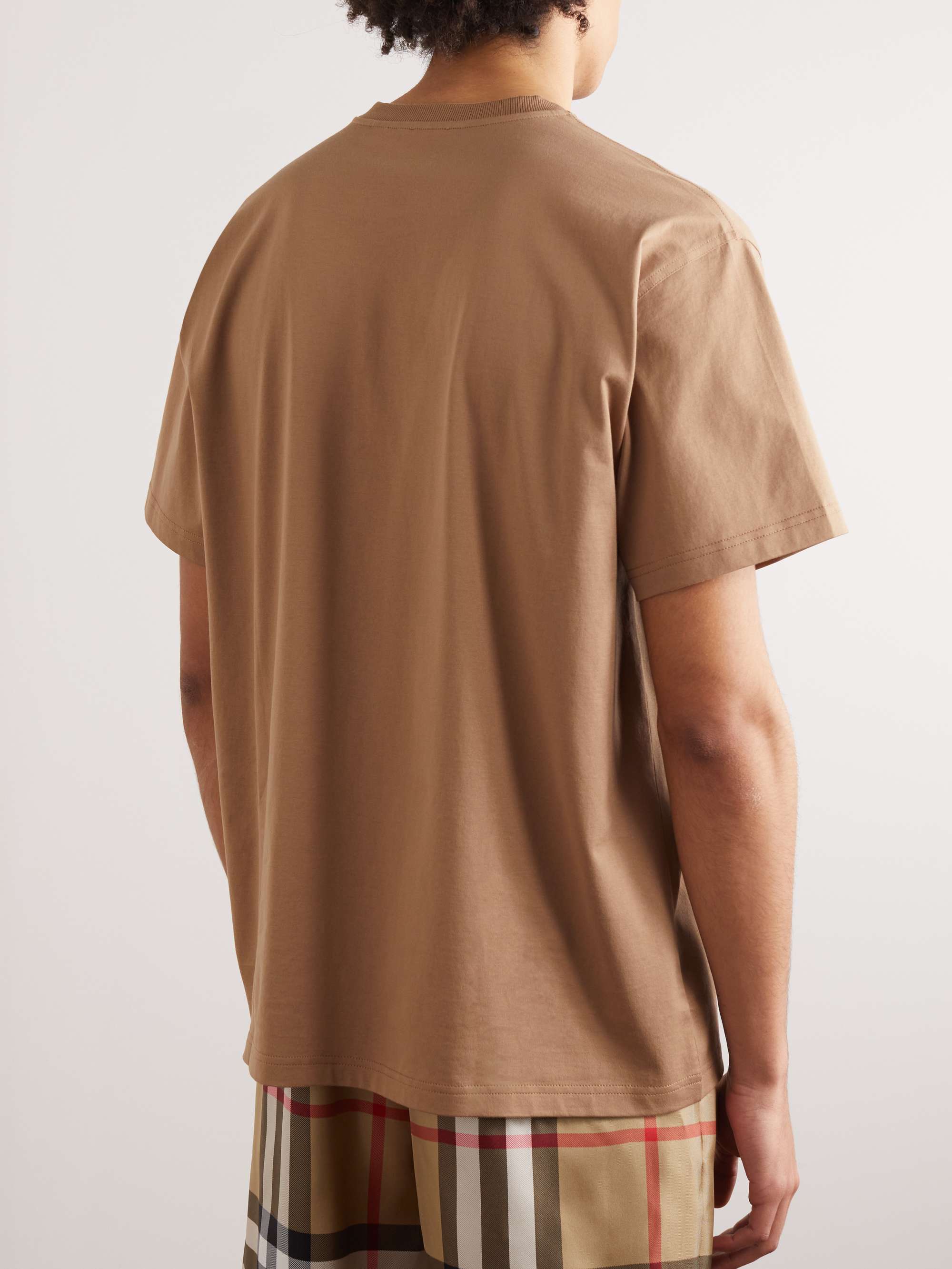 BURBERRY Logo-Detailed Cotton-Jersey T-Shirt