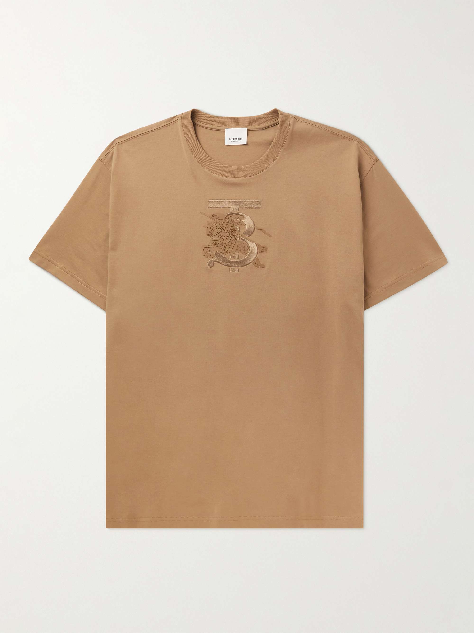 BURBERRY Logo-Detailed Cotton-Jersey T-Shirt