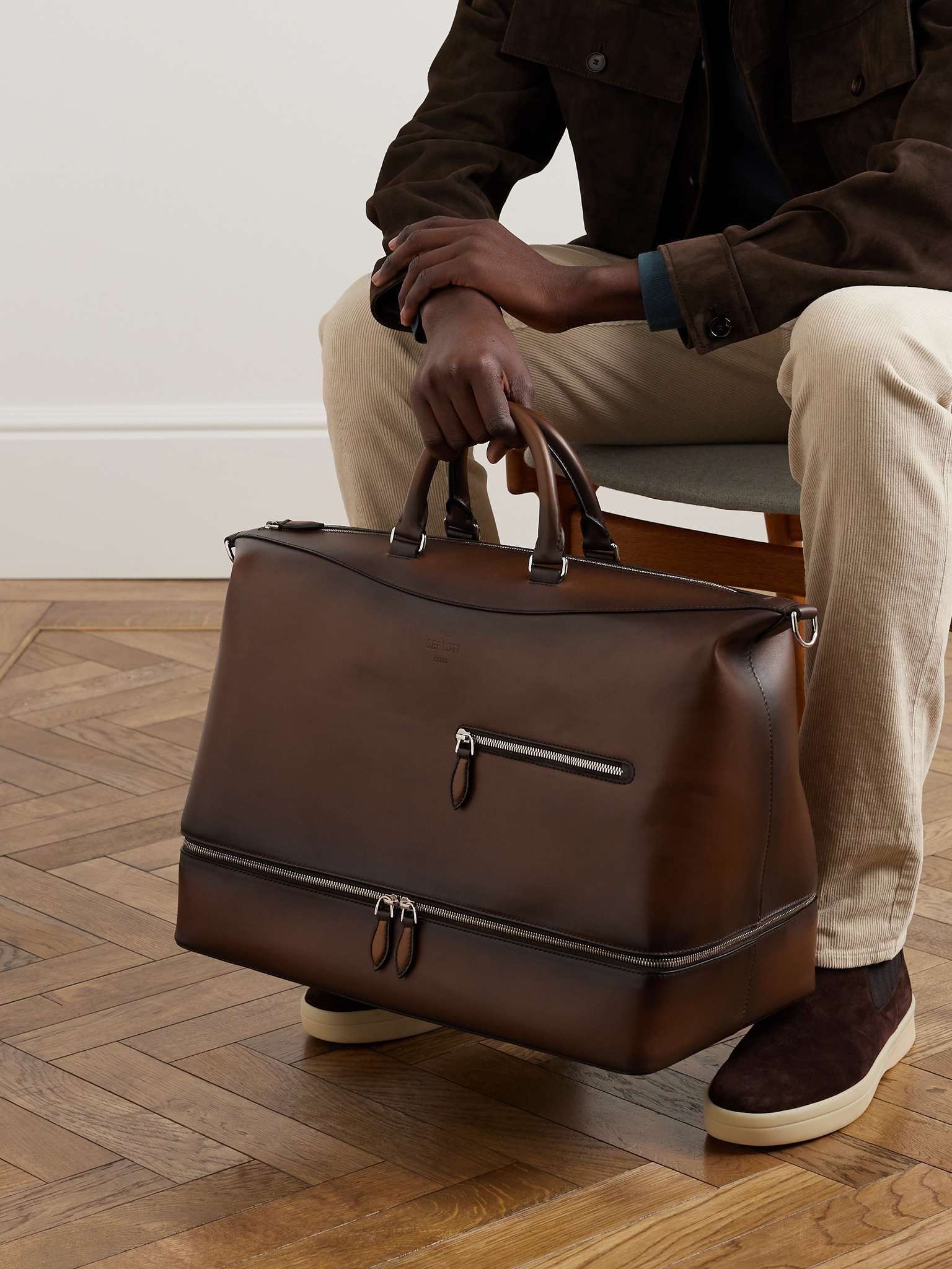 BERLUTI Venezia Leather Holdall Bag for Men MR PORTER