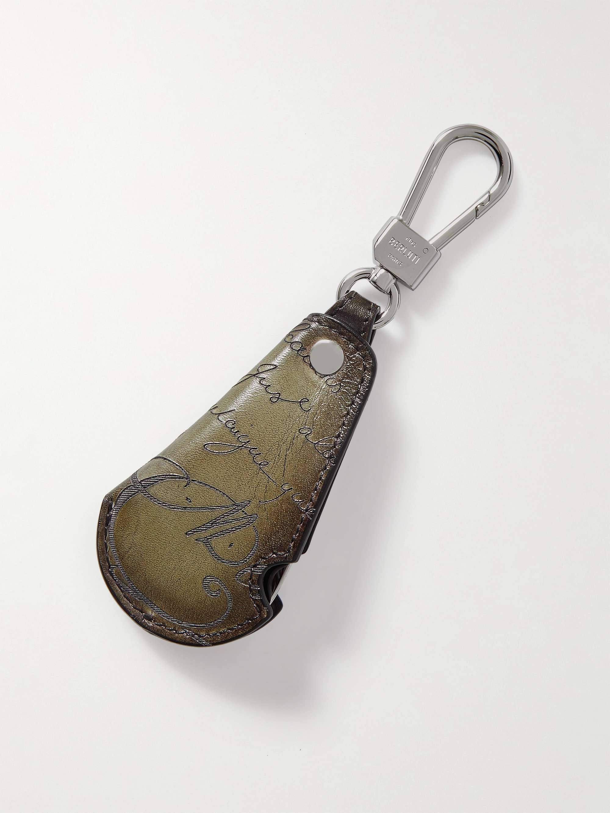 Louis Vuitton Logo Silver Tone Key Ring