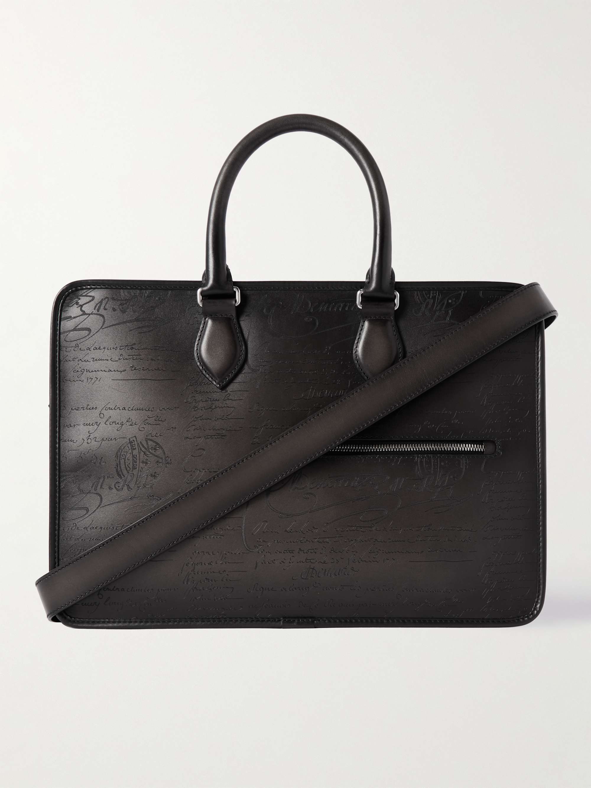 BERLUTI Un Jour Mini Scritto Leather Briefcase for Men | MR PORTER