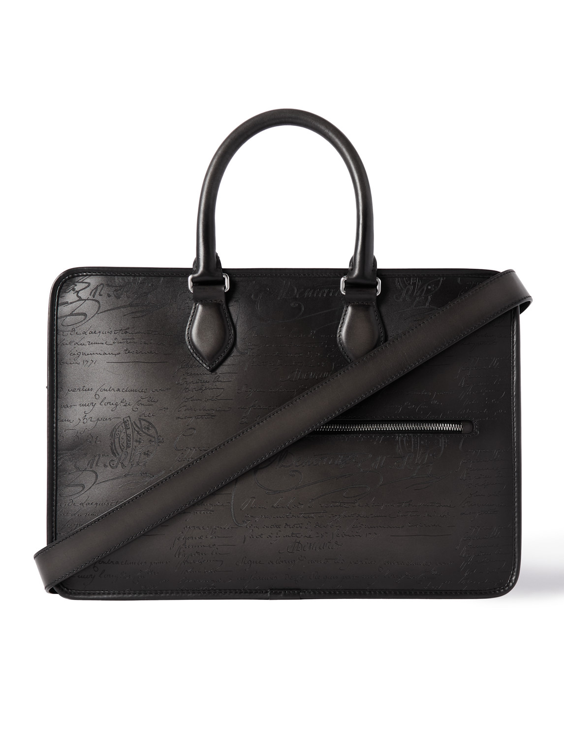 Un Jour Mini Scritto Leather Briefcase