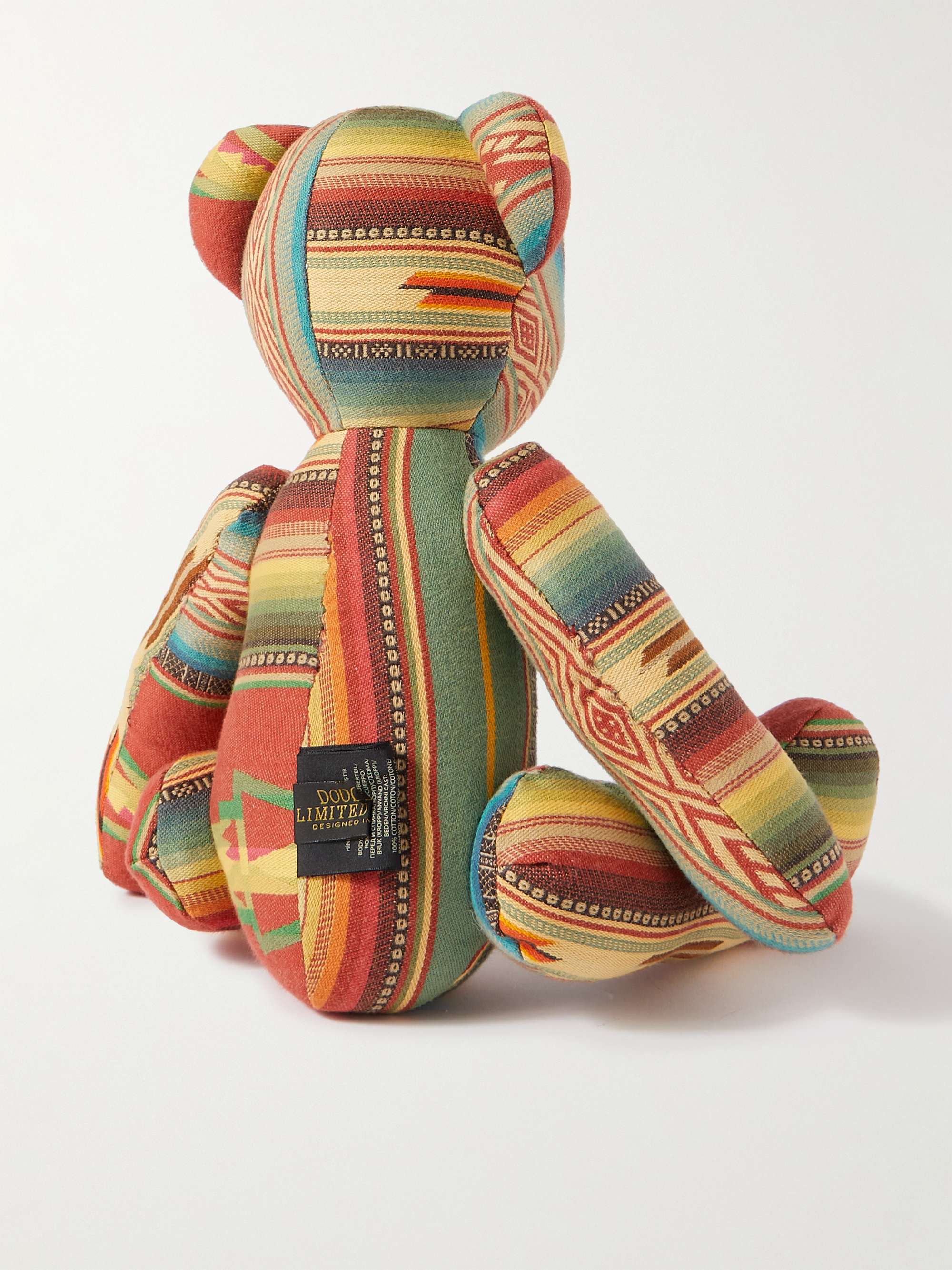 RRL Patchwork Cotton Teddy Bear