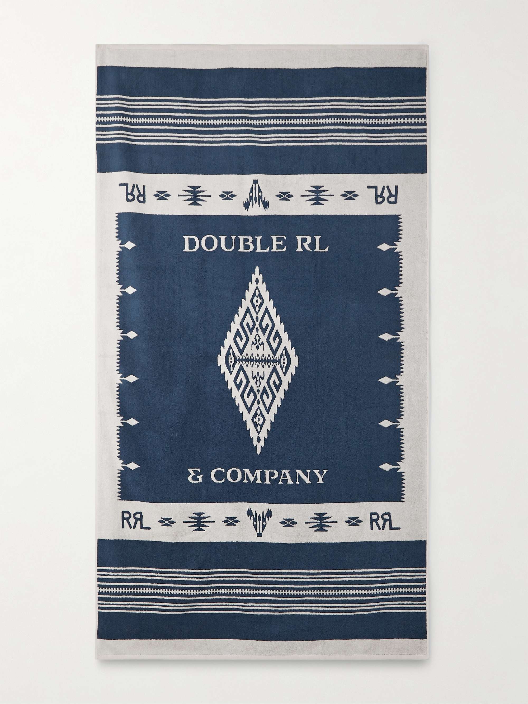 RRL Cotton-Terry Jacquard Beach Towel