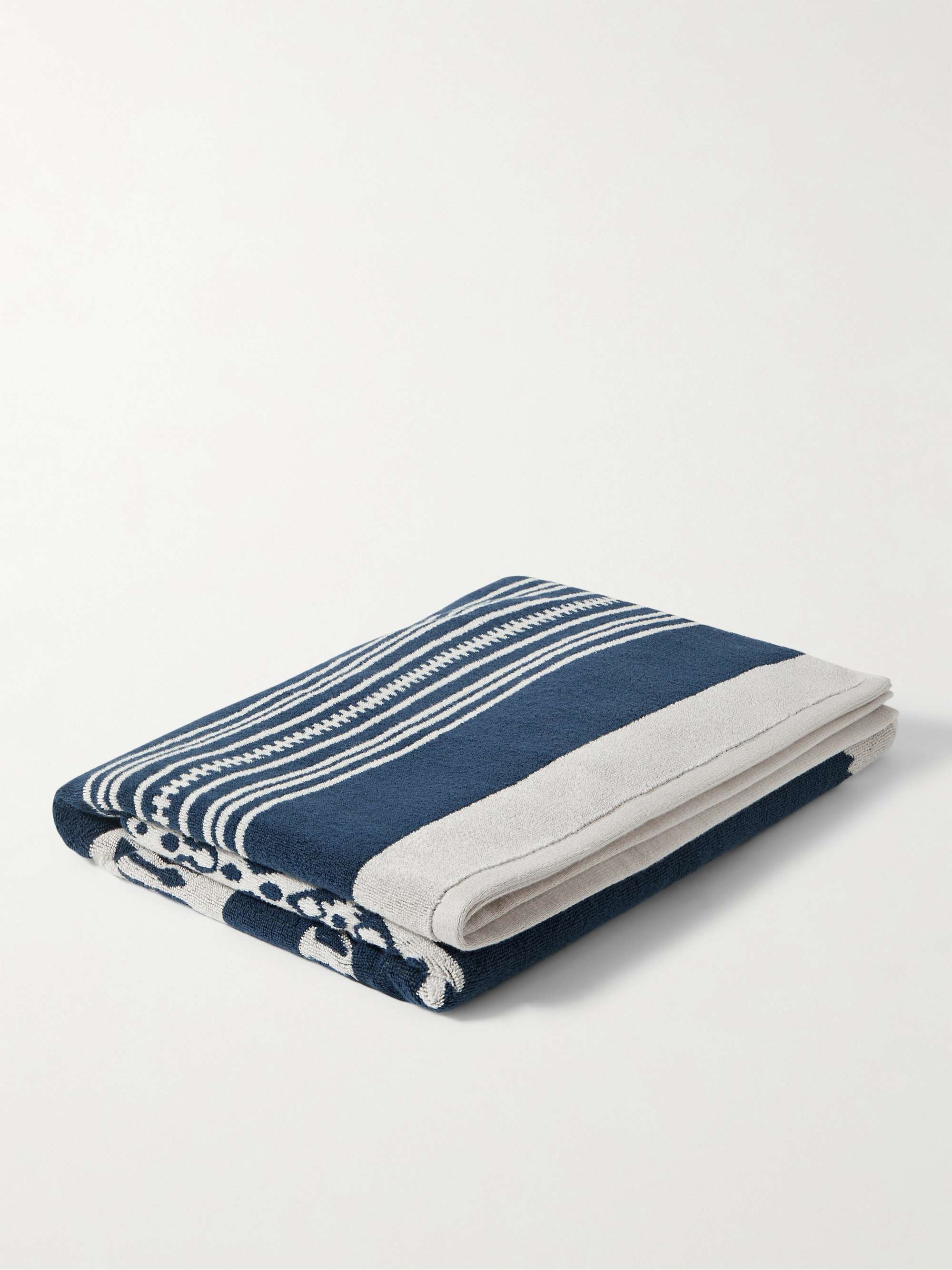 RRL Cotton-Terry Jacquard Beach Towel