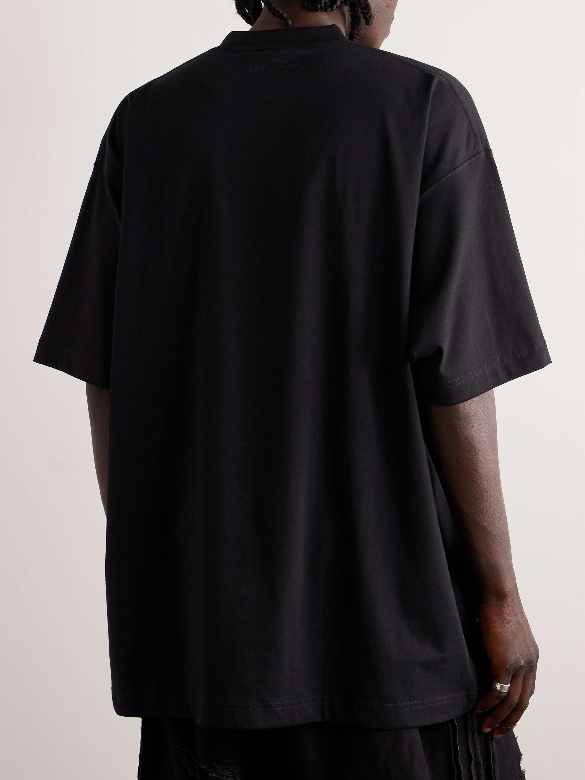 VETEMENTS Cotton-Jersey T-Shirt