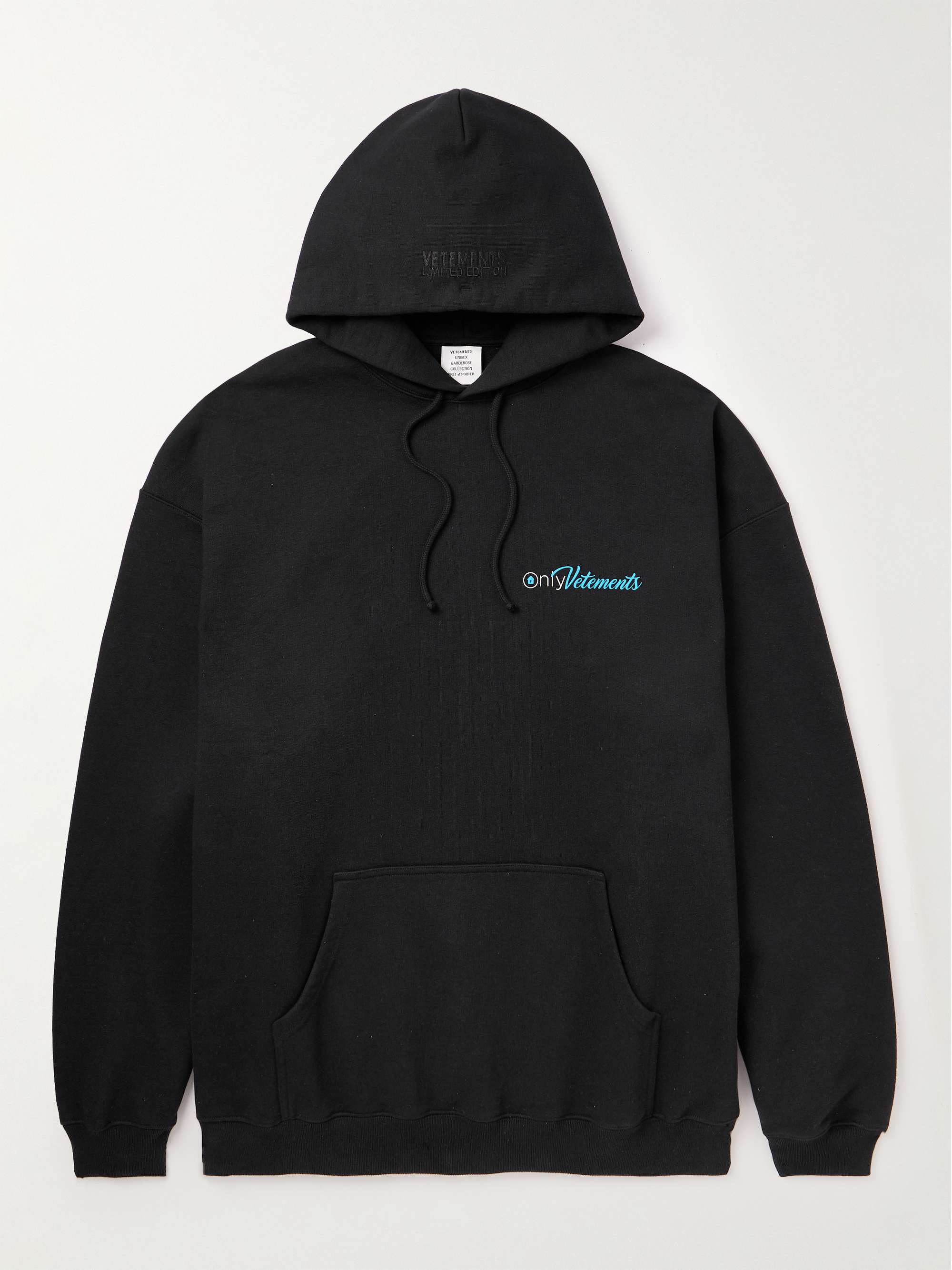 VETEMENTS Graphic Logo Print Hoodie - Farfetch