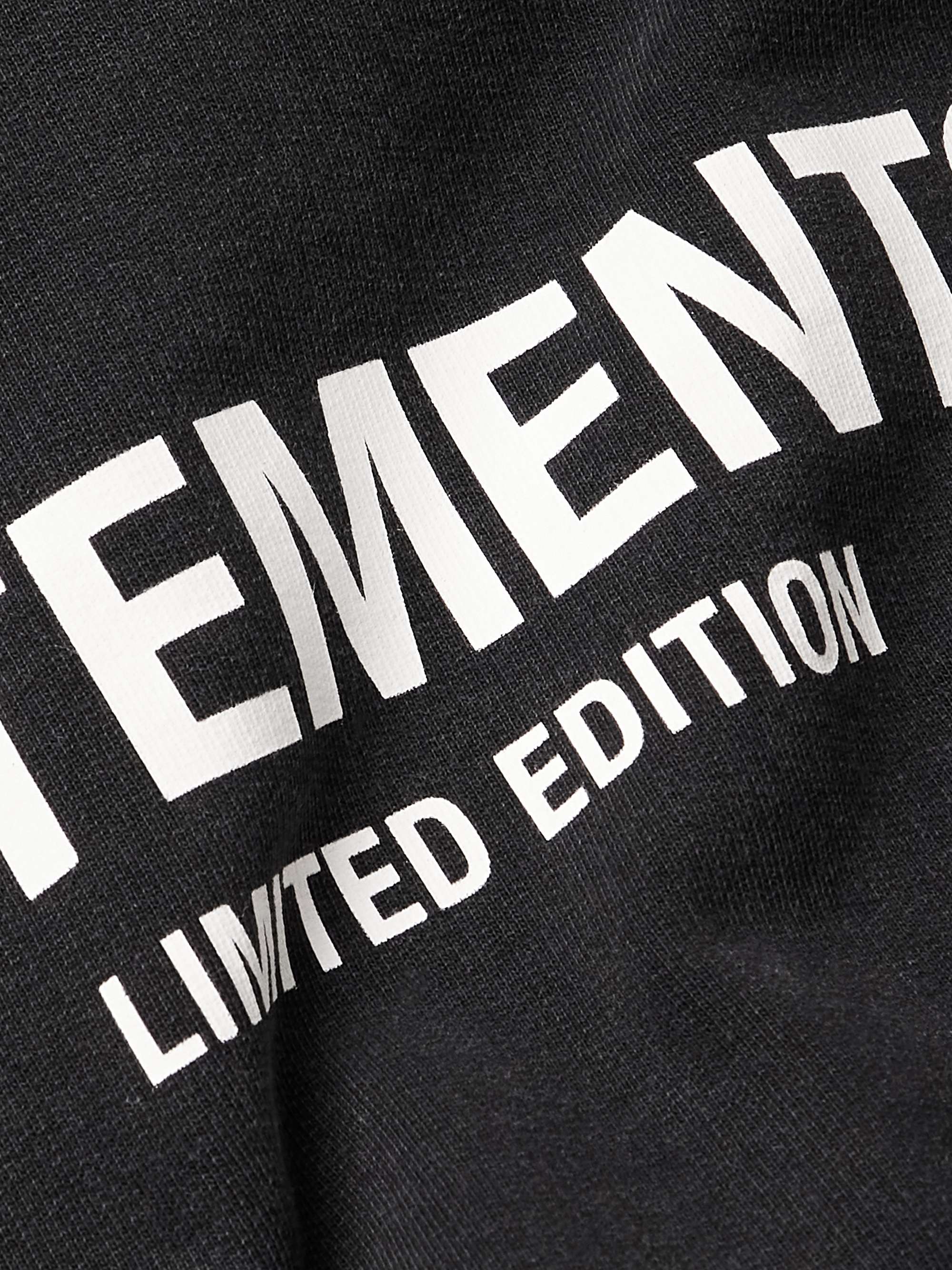 VETEMENTS Oversized Logo-Print Cotton-Blend Jersey Hoodie for Men | MR ...