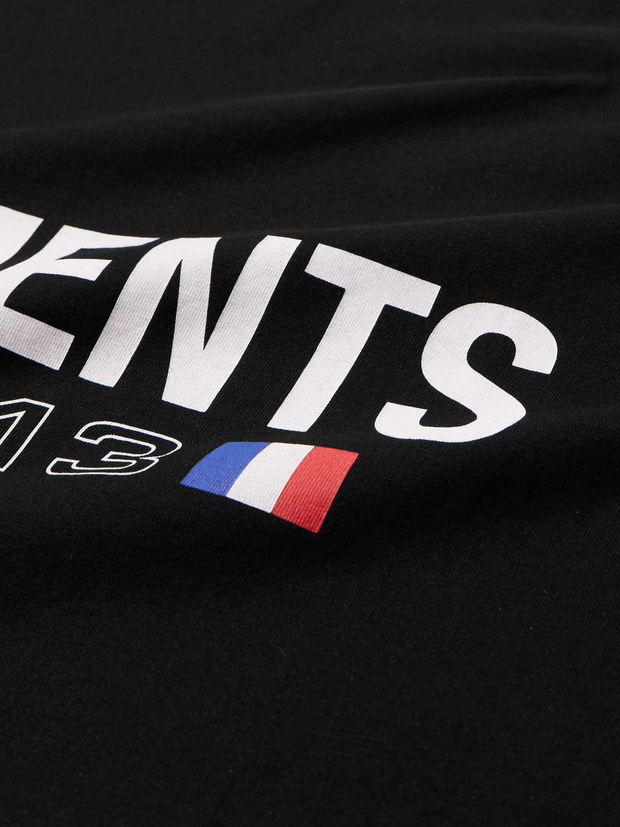 VETEMENTS Logo-Print Cotton-Jersey T-Shirt